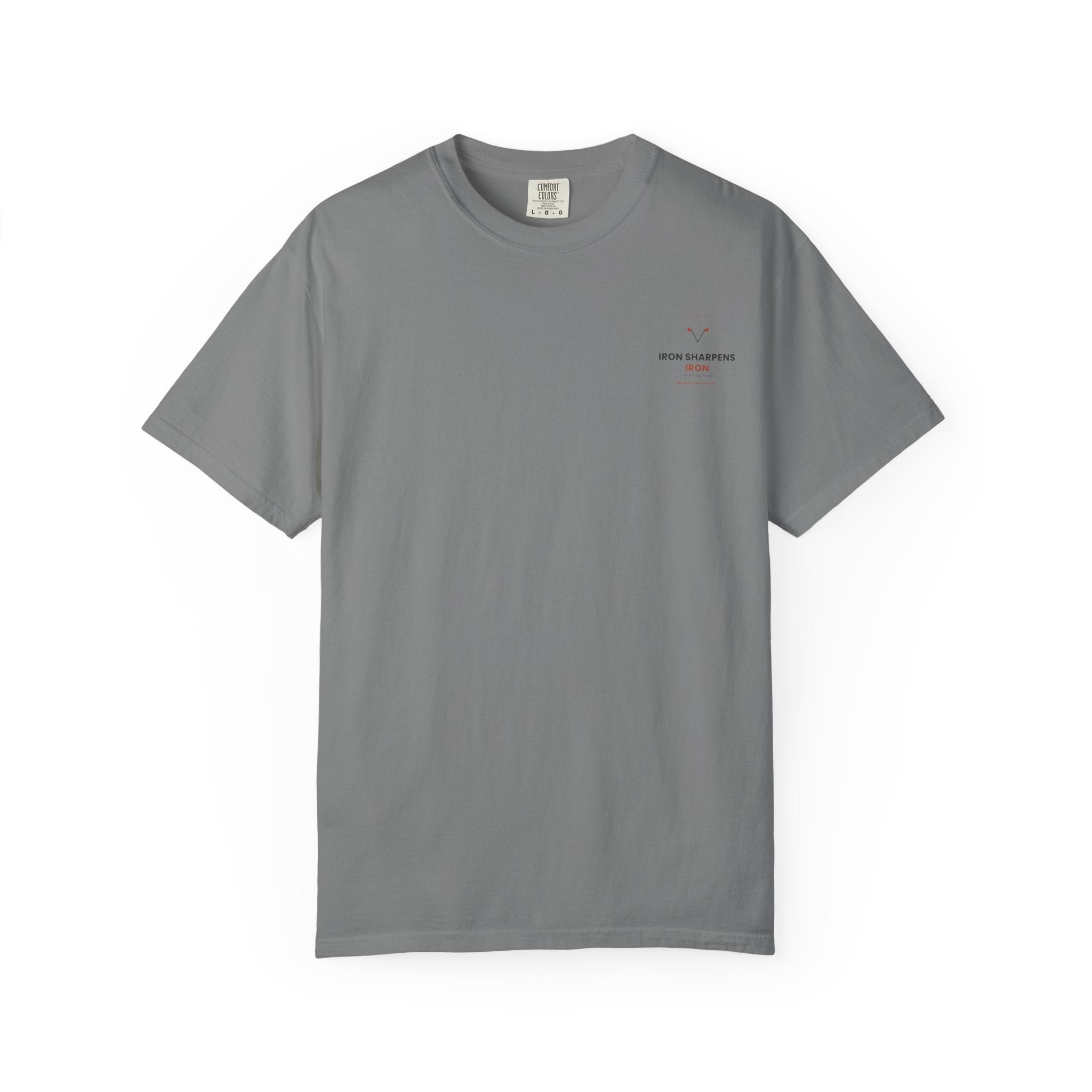 T-Shirt — "Iron Sharpens Iron" Inspirational Graphic Tee