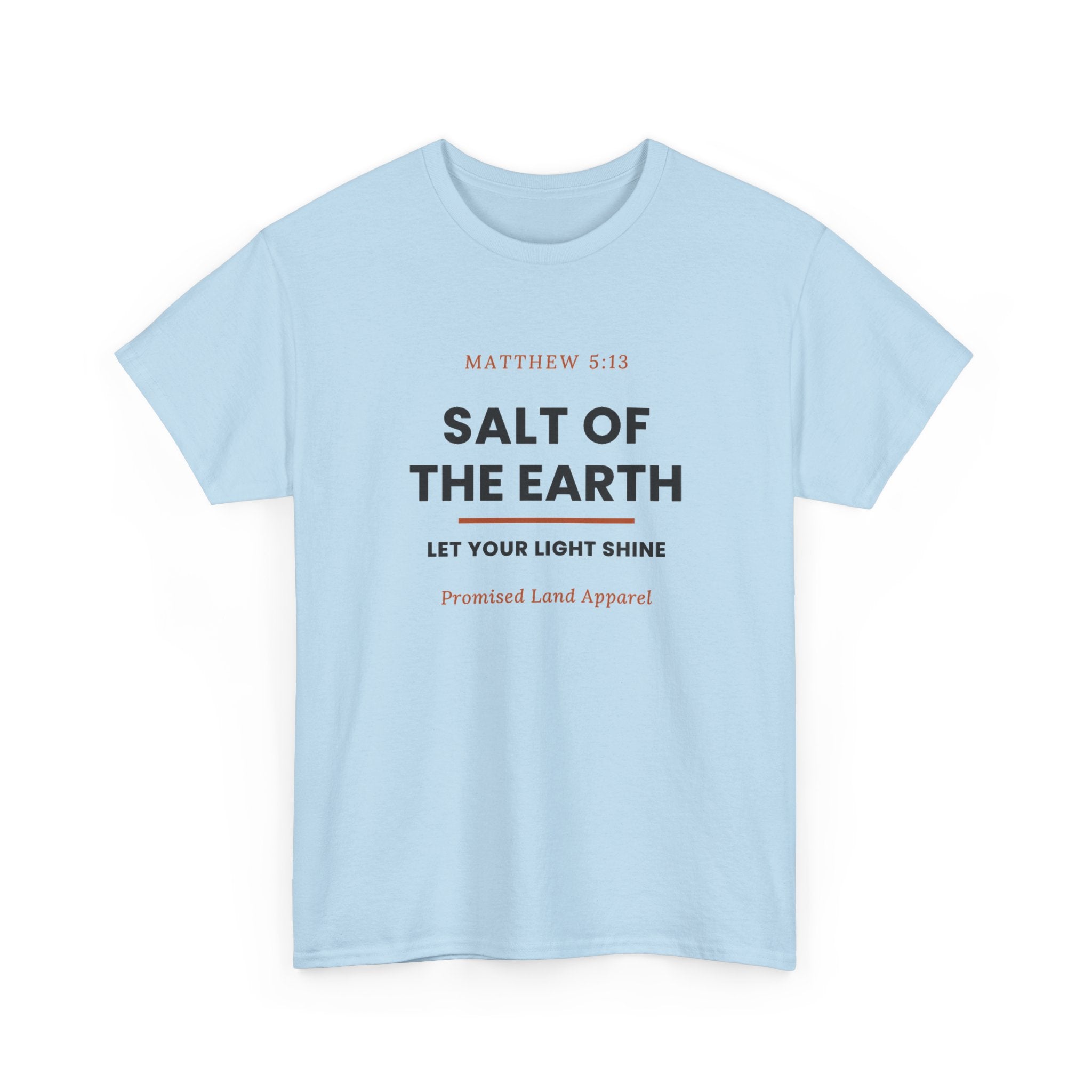 Salt of the Earth T-Shirt — Matthew 5:13 Christian Faith Tee