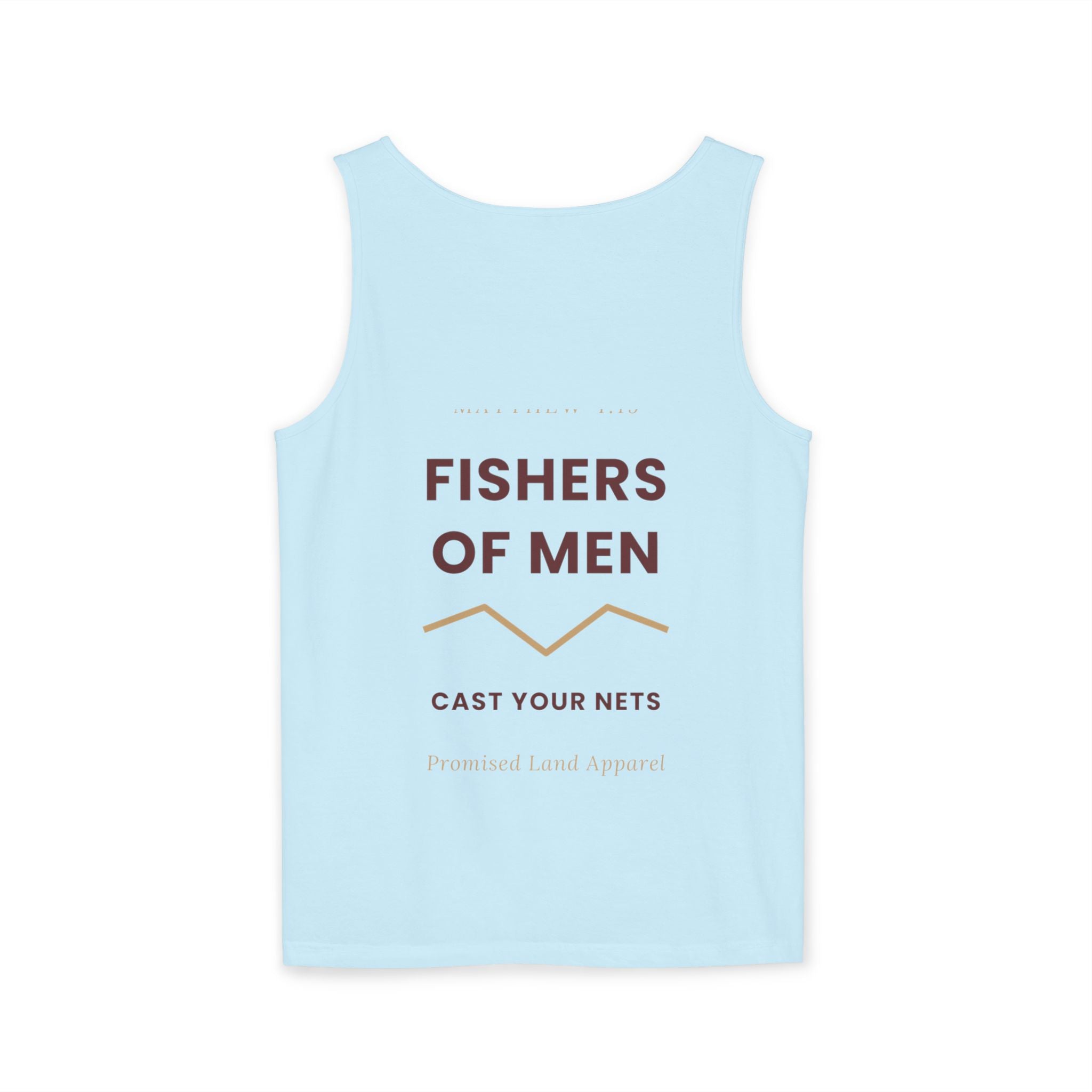 Give Thanks Tank Top — “Fishers of Men” Faith Graphic Tank