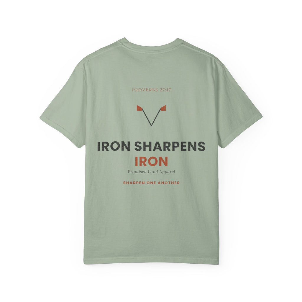 T-Shirt — "Iron Sharpens Iron" Inspirational Graphic Tee