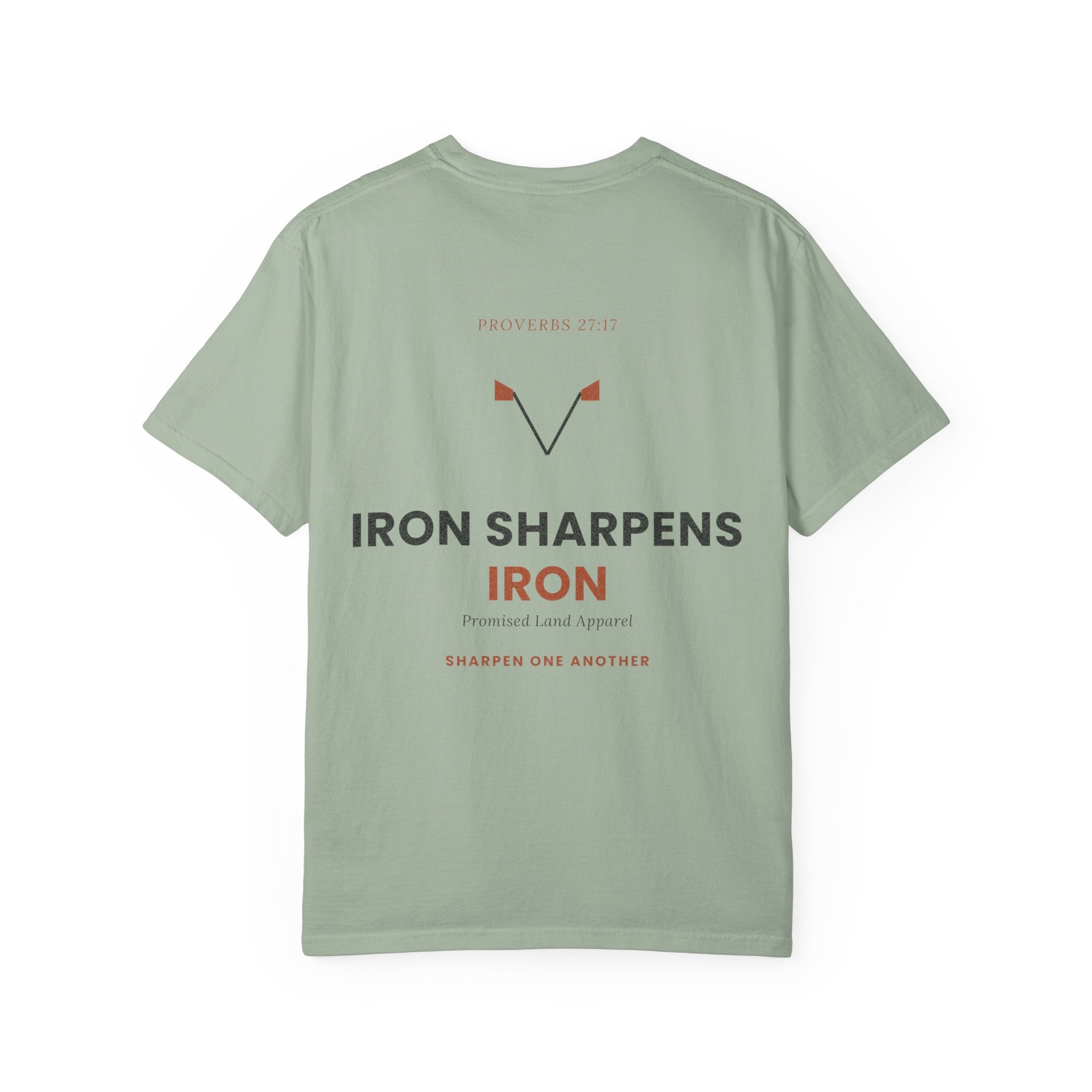T-Shirt — "Iron Sharpens Iron" Inspirational Graphic Tee