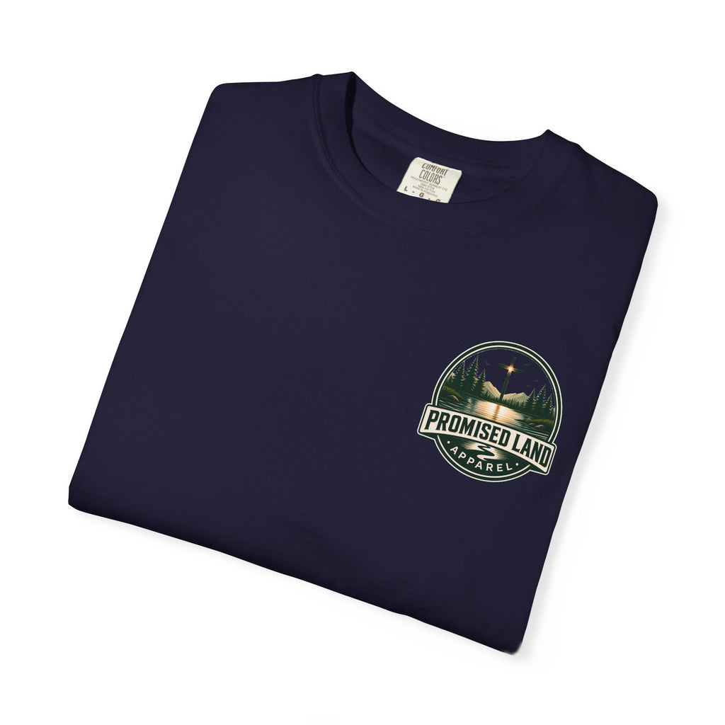 Promised Land Apparel T‑Shirt — Sunset Geese Graphic