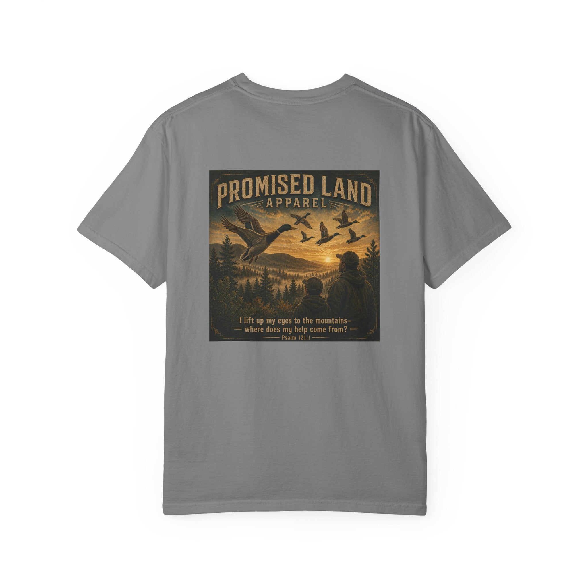 Promised Land Apparel T-Shirt — Psalm 121:1
