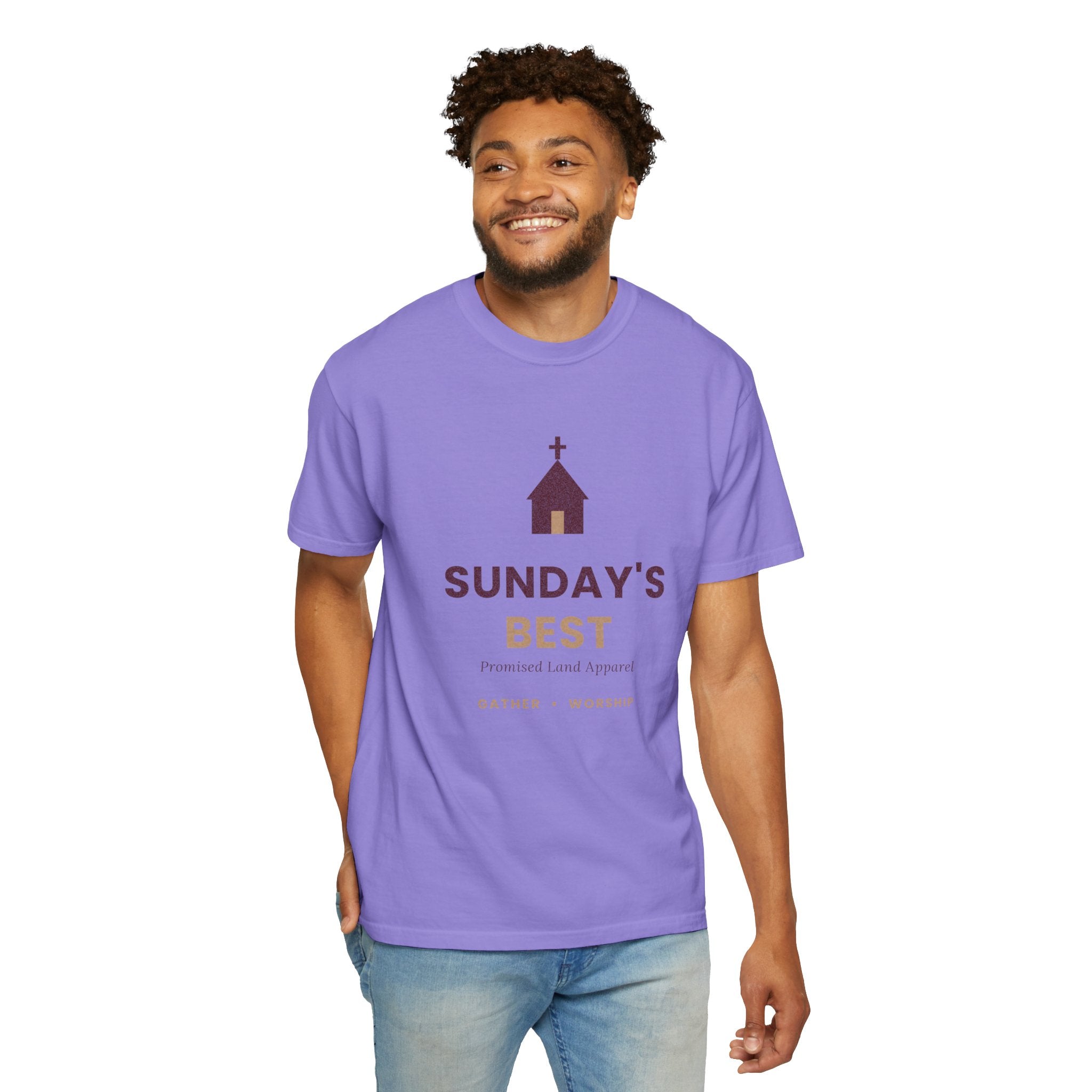 Sunday's Best T‑Shirt — Church Service Graphic Tee comfort colors