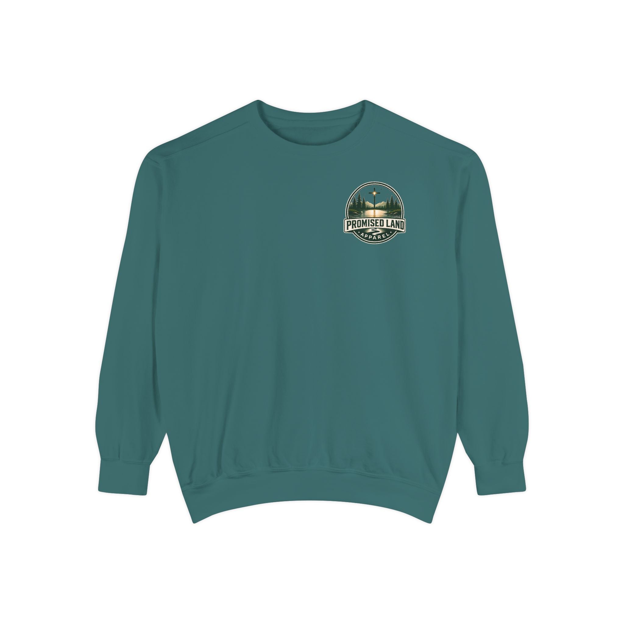 Promised Land Graphic Sweatshirt — Many are called but few are chosen crewneck