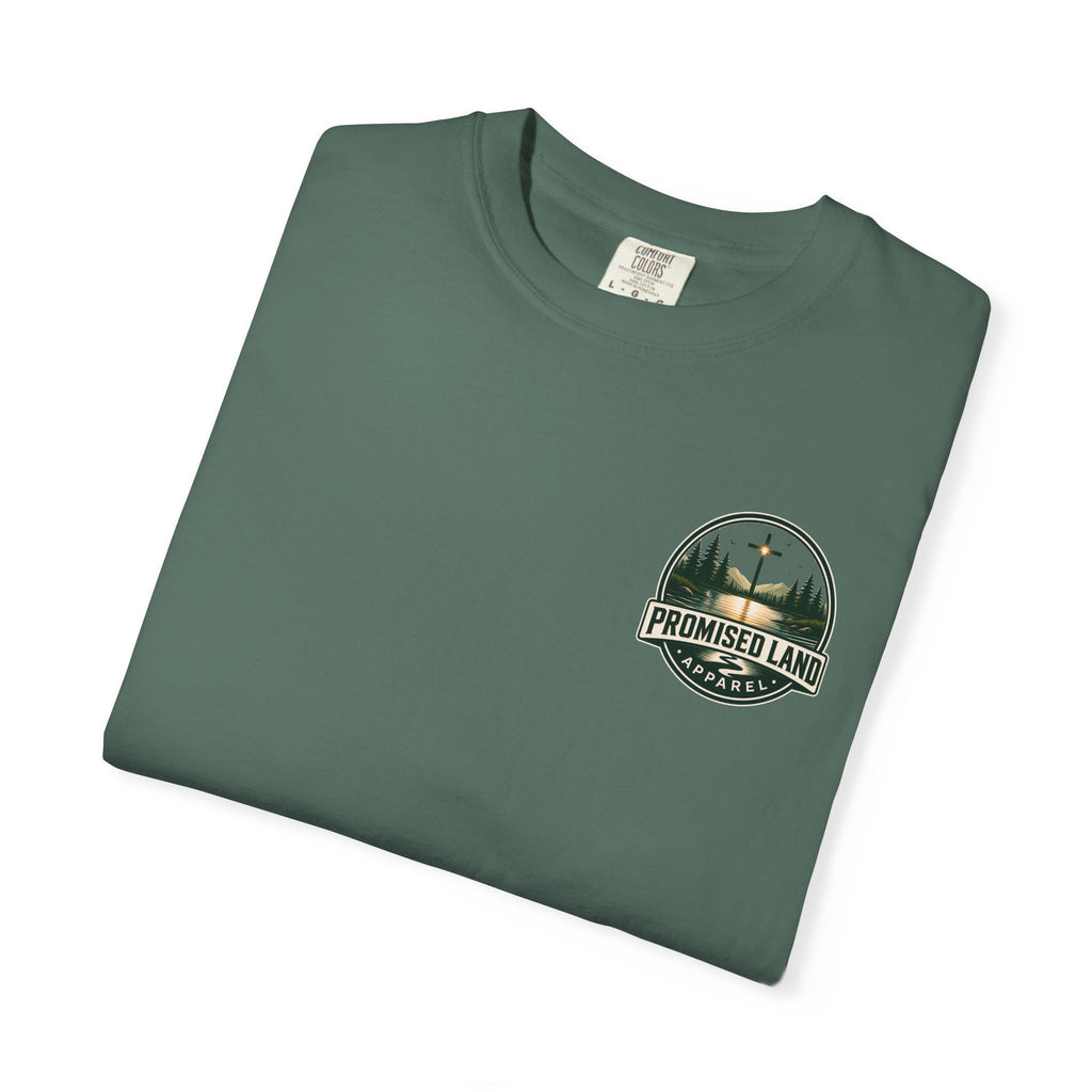Promised Land T-Shirt — Faith-Inspired Sunset Graphic Tee (Proverbs 3:5)