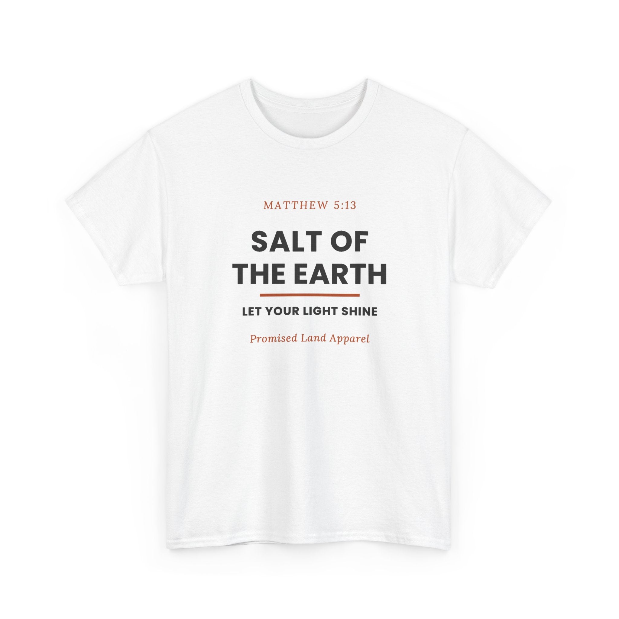 Salt of the Earth T-Shirt — Matthew 5:13 Christian Faith Tee