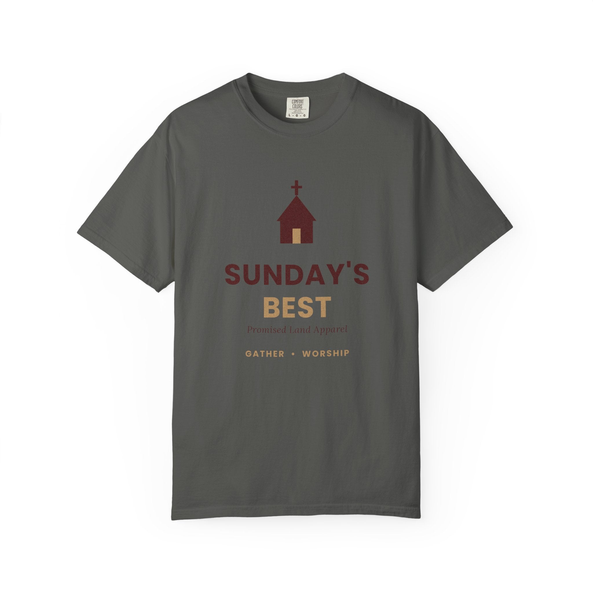 Sunday's Best T‑Shirt — Church Service Graphic Tee comfort colors