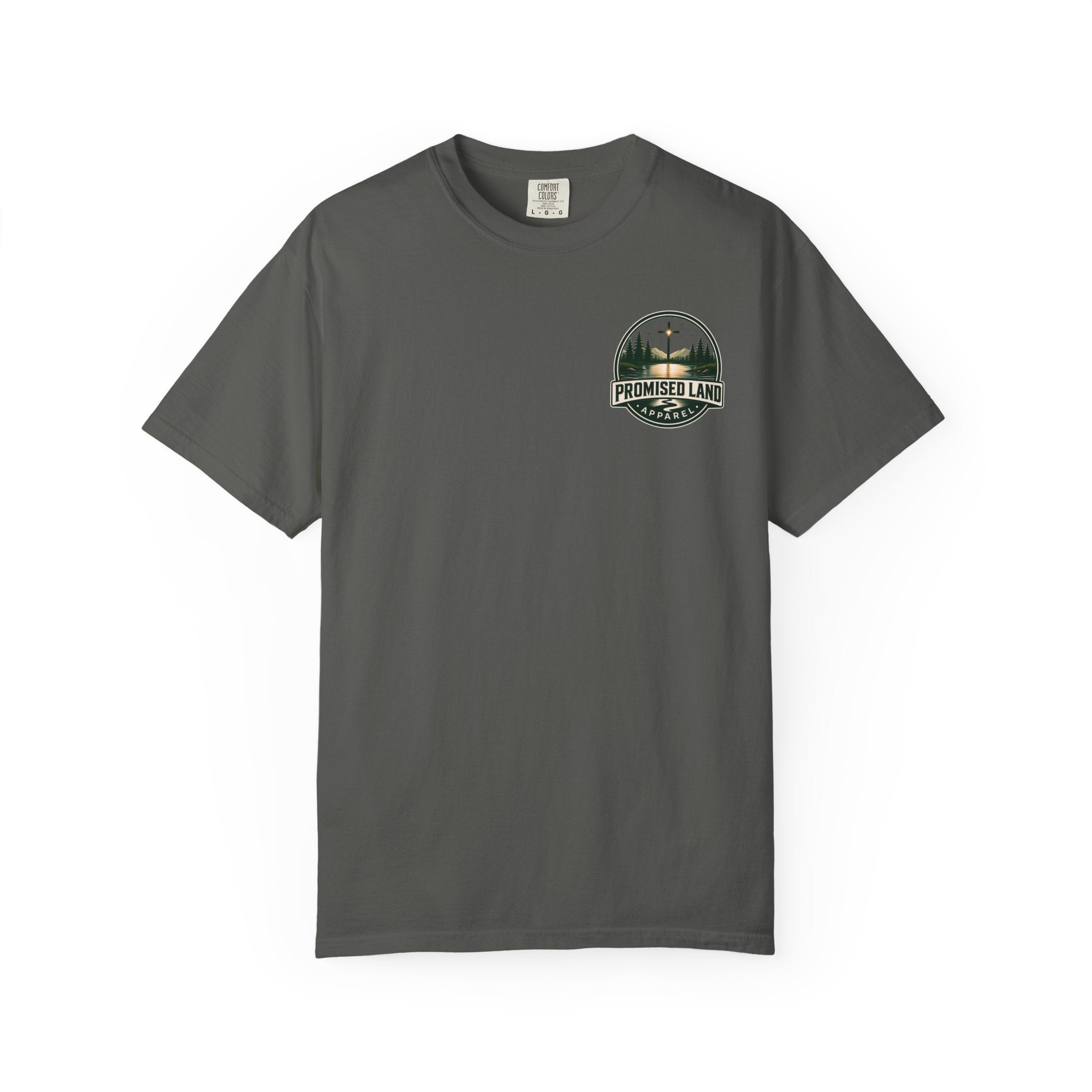 Promised Land Apparel T‑Shirt — Sunset Geese Graphic