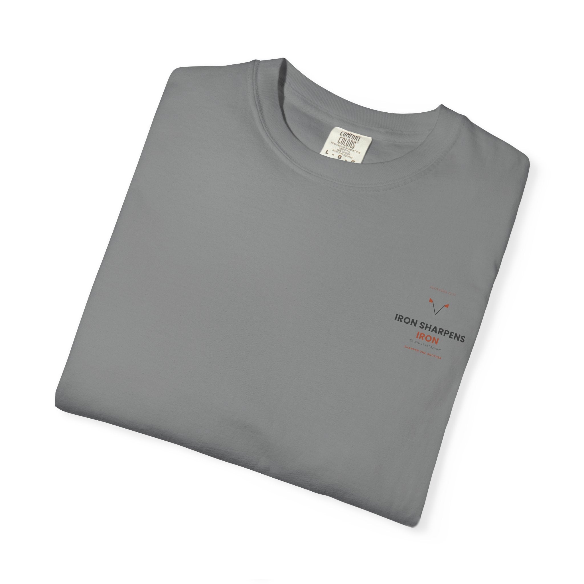 T-Shirt — "Iron Sharpens Iron" Inspirational Graphic Tee