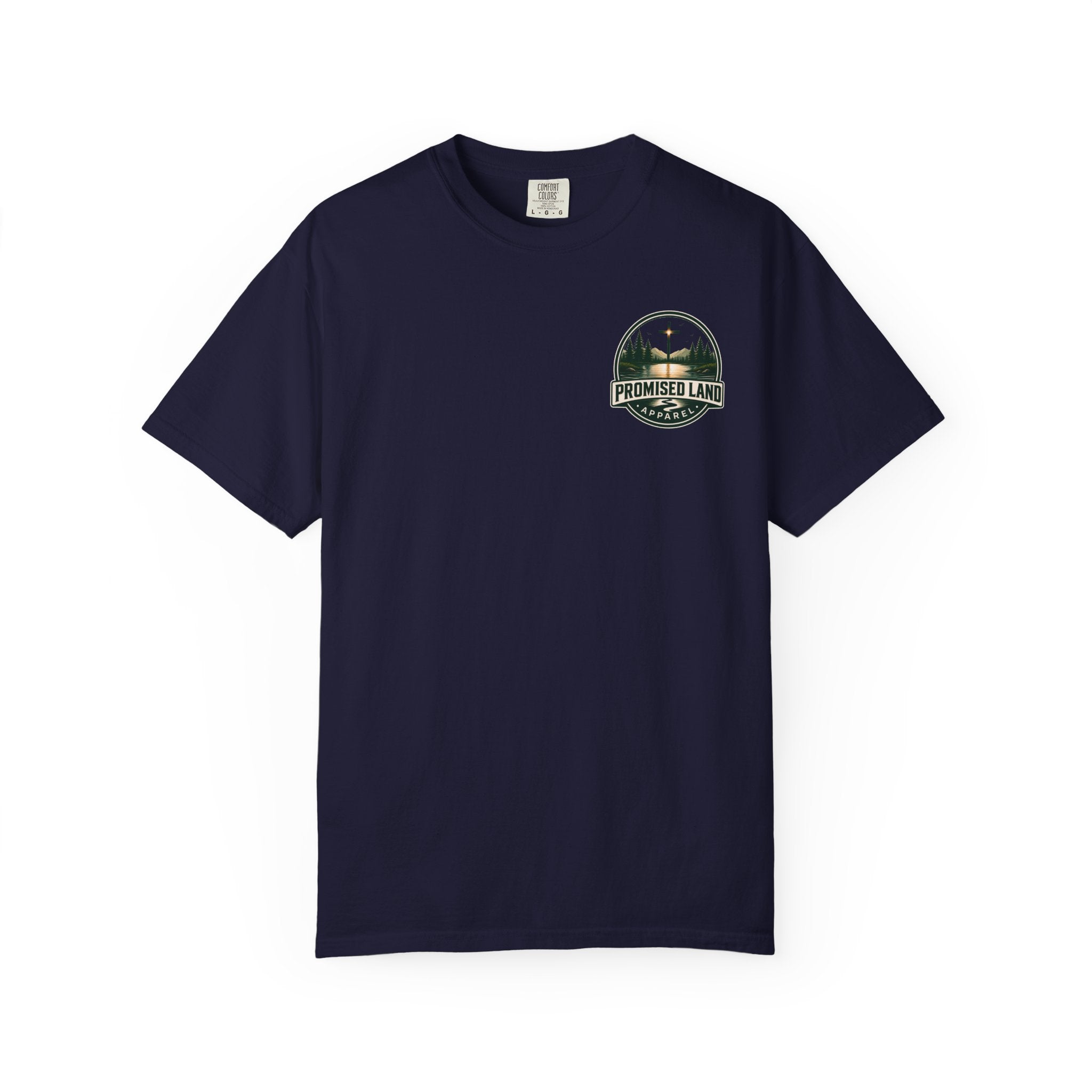 Promised Land Apparel T‑Shirt — Sunset Geese Graphic