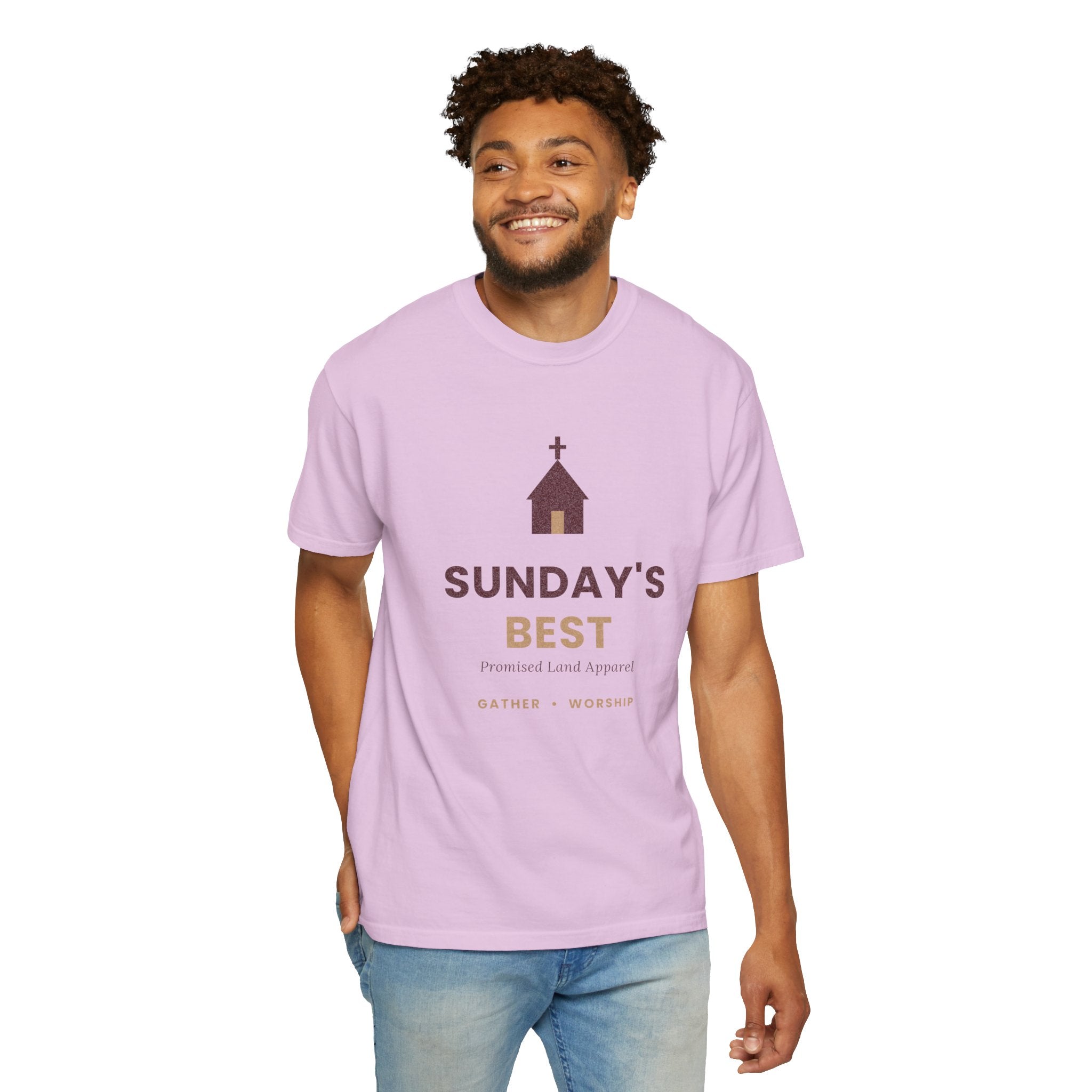 Sunday's Best T‑Shirt — Church Service Graphic Tee comfort colors