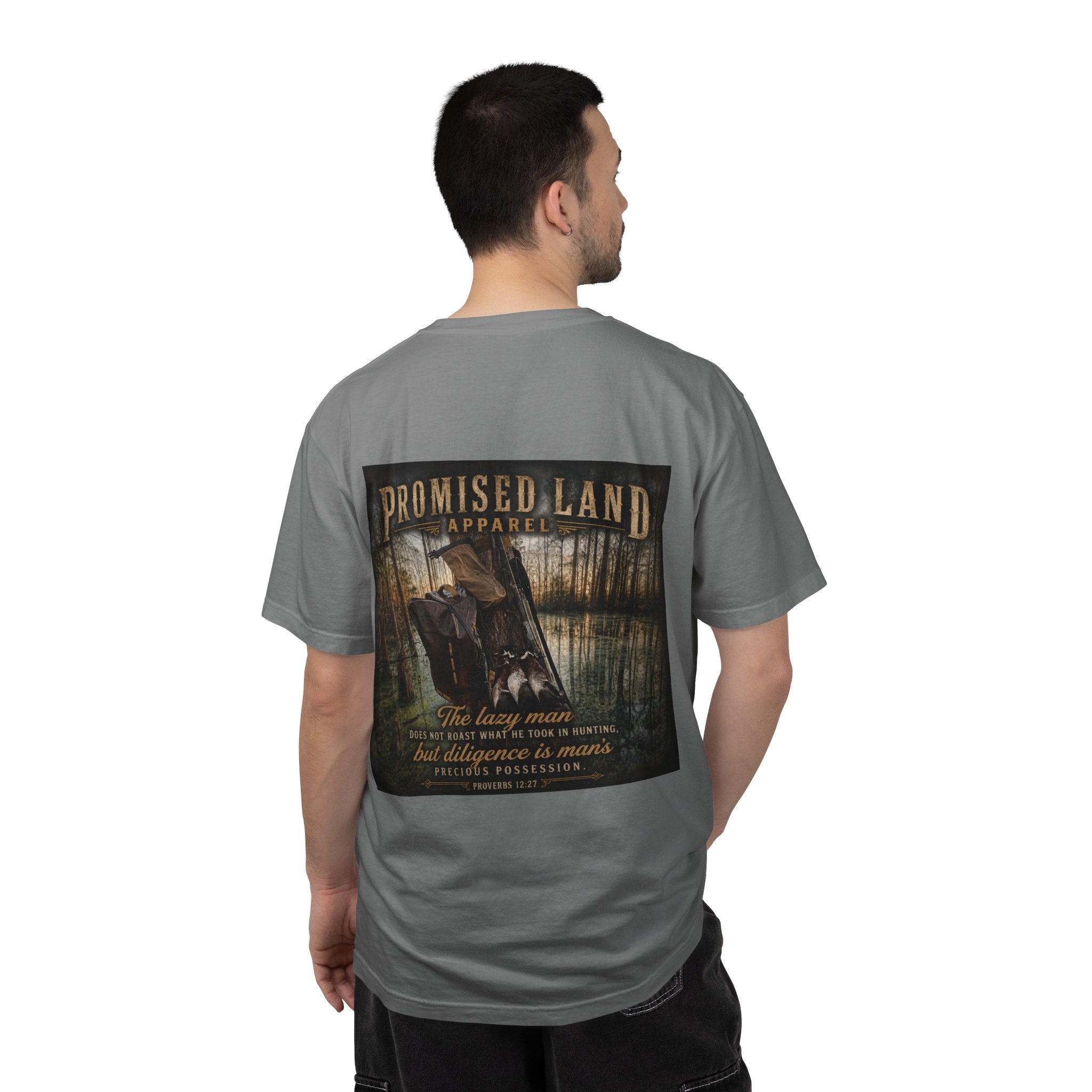 Christian Faith T-Shirt — Galatians 6:9 Nature Graphic