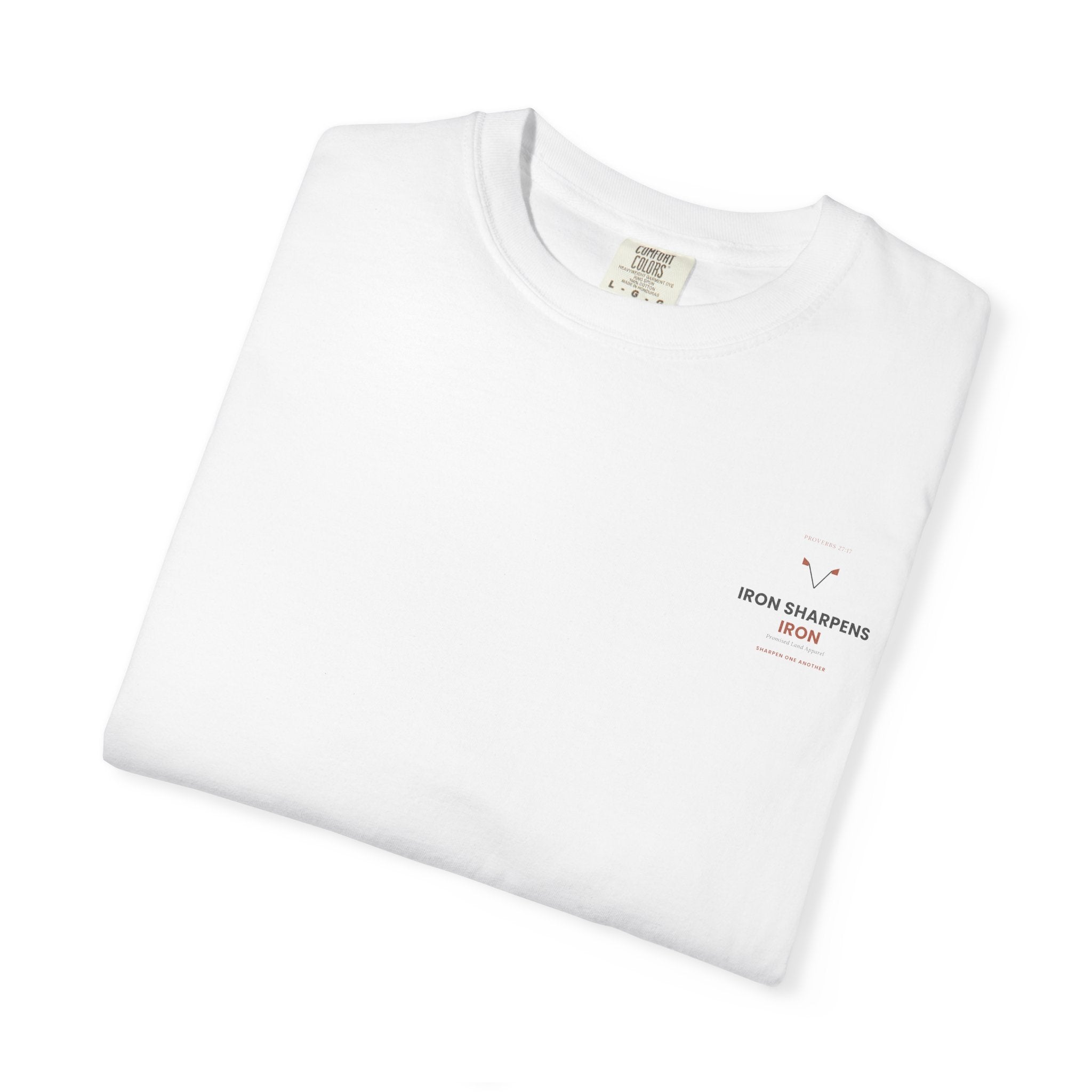 T-Shirt — "Iron Sharpens Iron" Inspirational Graphic Tee