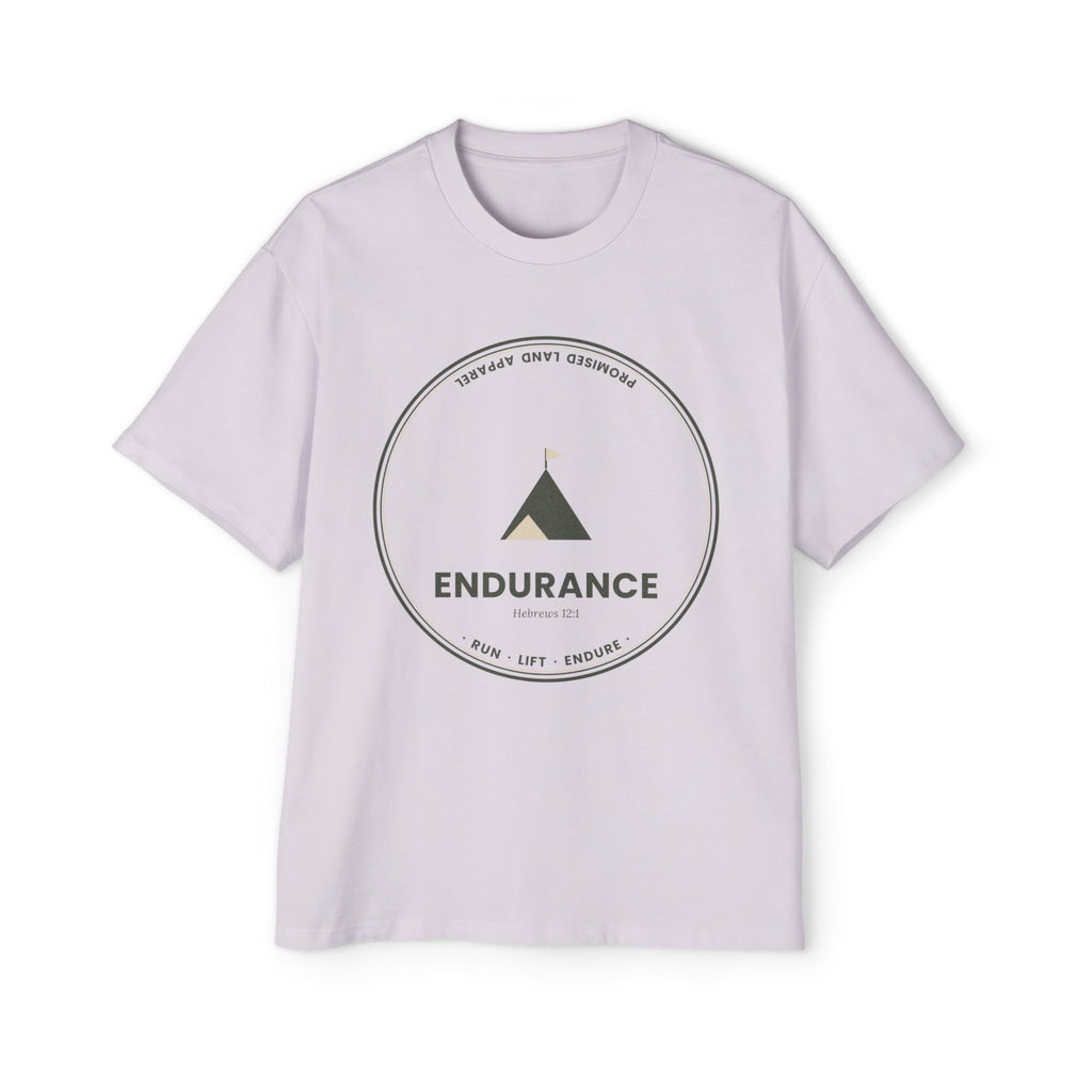 Endurance Mountain Graphic Tee — Men's Oversized Brown T‑Shirt