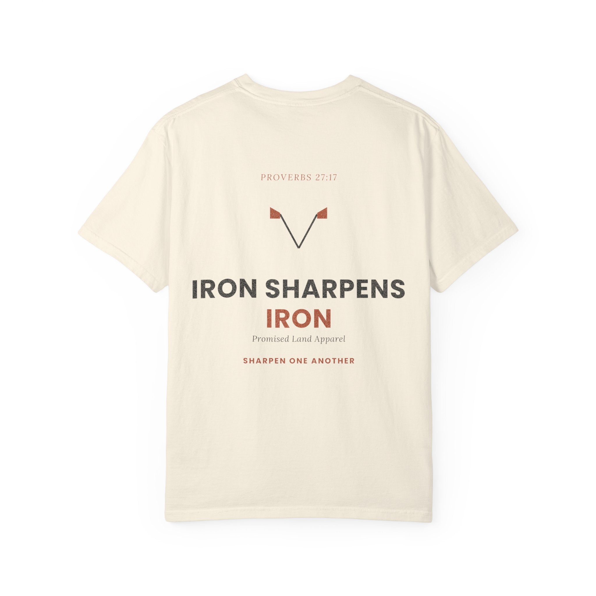 T-Shirt — "Iron Sharpens Iron" Inspirational Graphic Tee