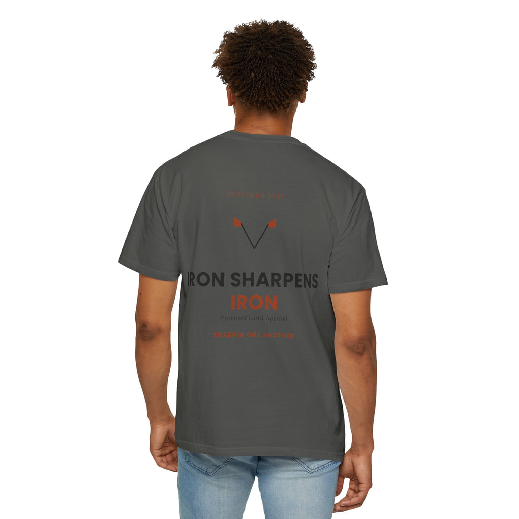 T-Shirt — "Iron Sharpens Iron" Inspirational Graphic Tee