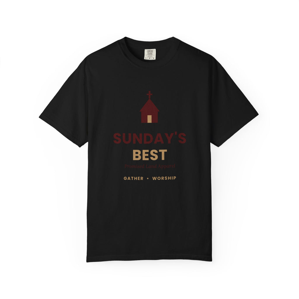 Sunday's Best T‑Shirt — Church Service Graphic Tee comfort colors