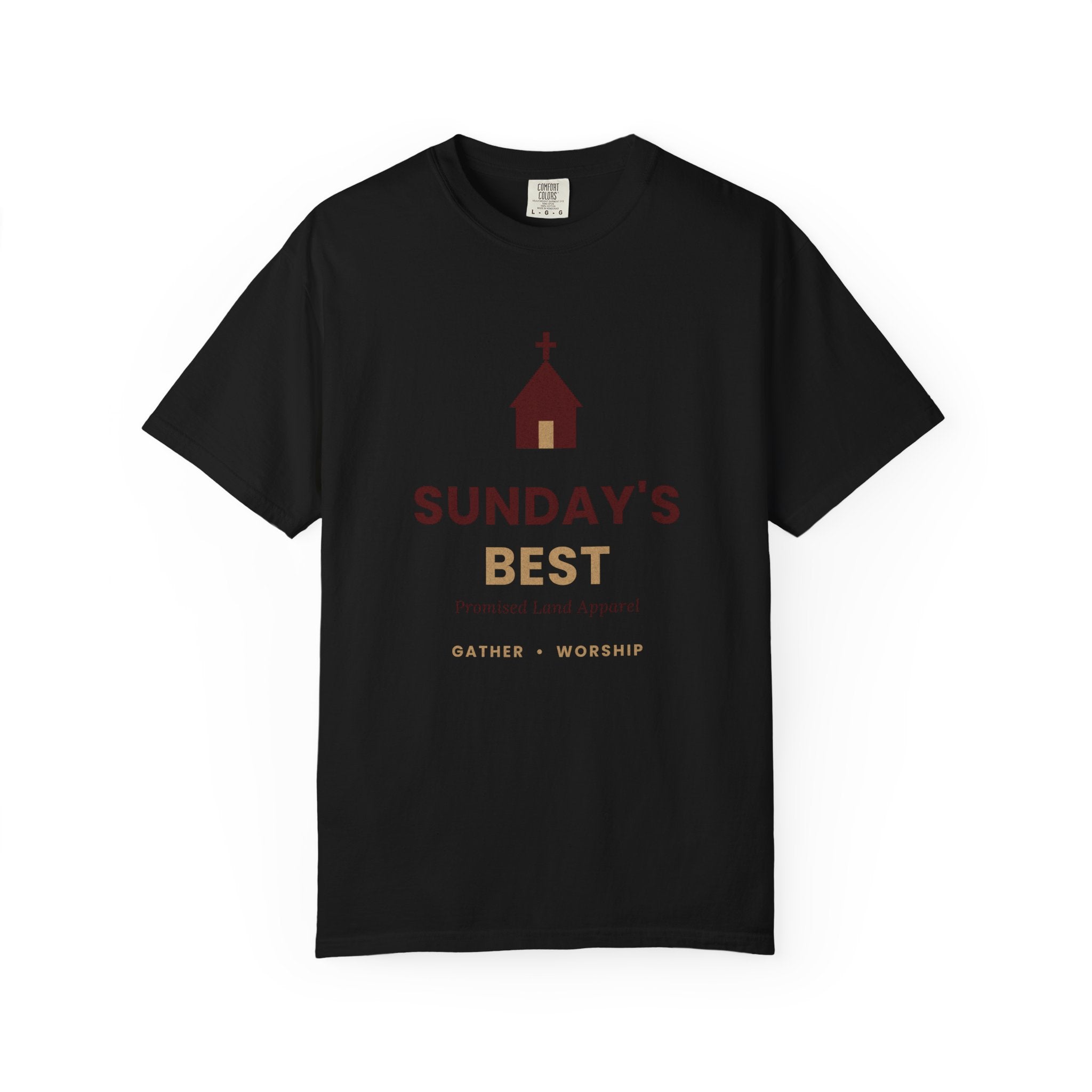 Sunday's Best T‑Shirt — Church Service Graphic Tee comfort colors