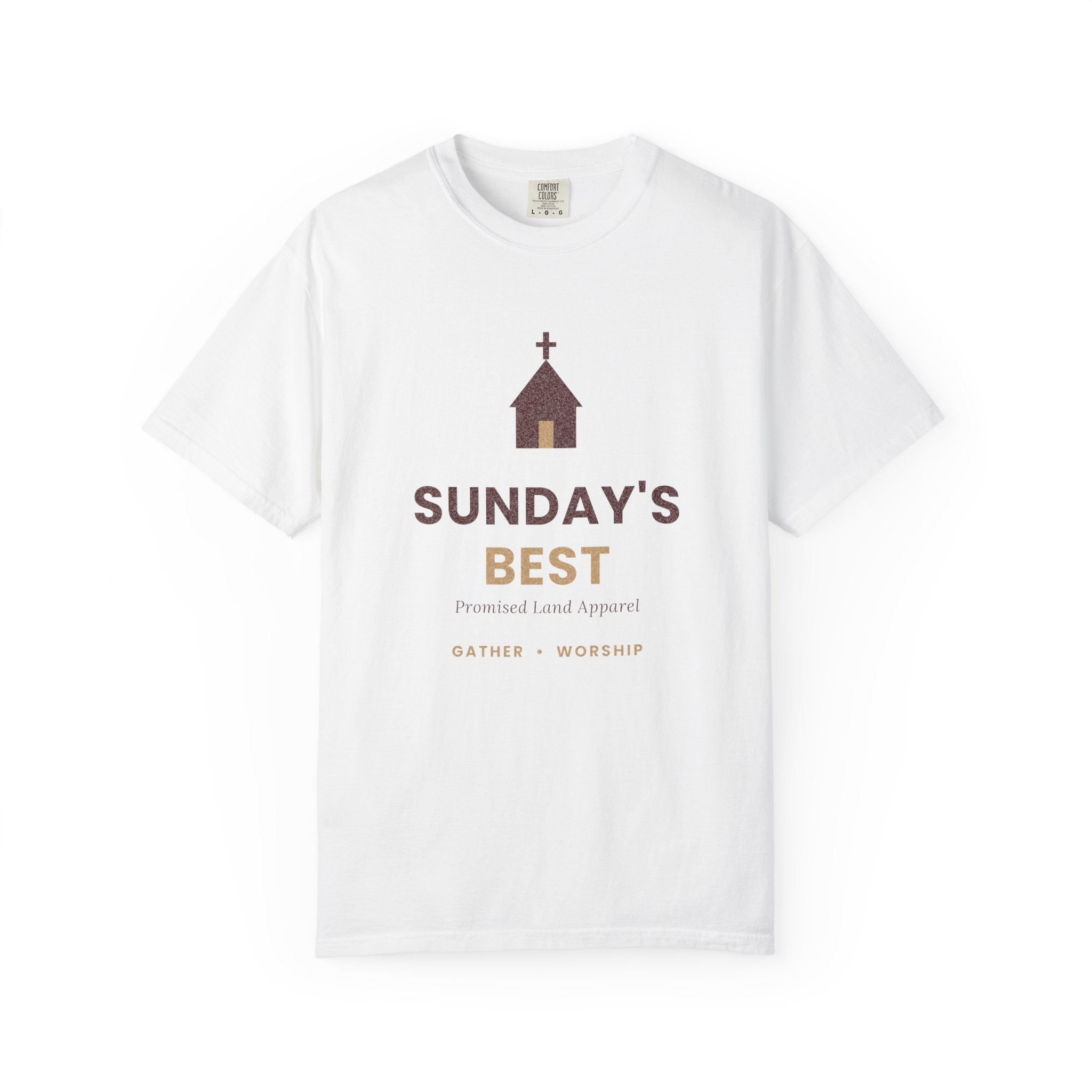 Sunday's Best T‑Shirt — Church Service Graphic Tee comfort colors