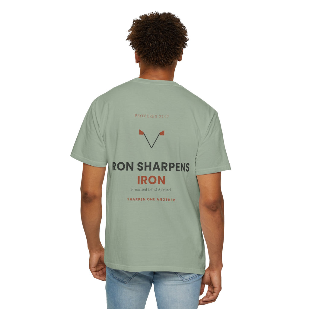T-Shirt — "Iron Sharpens Iron" Inspirational Graphic Tee