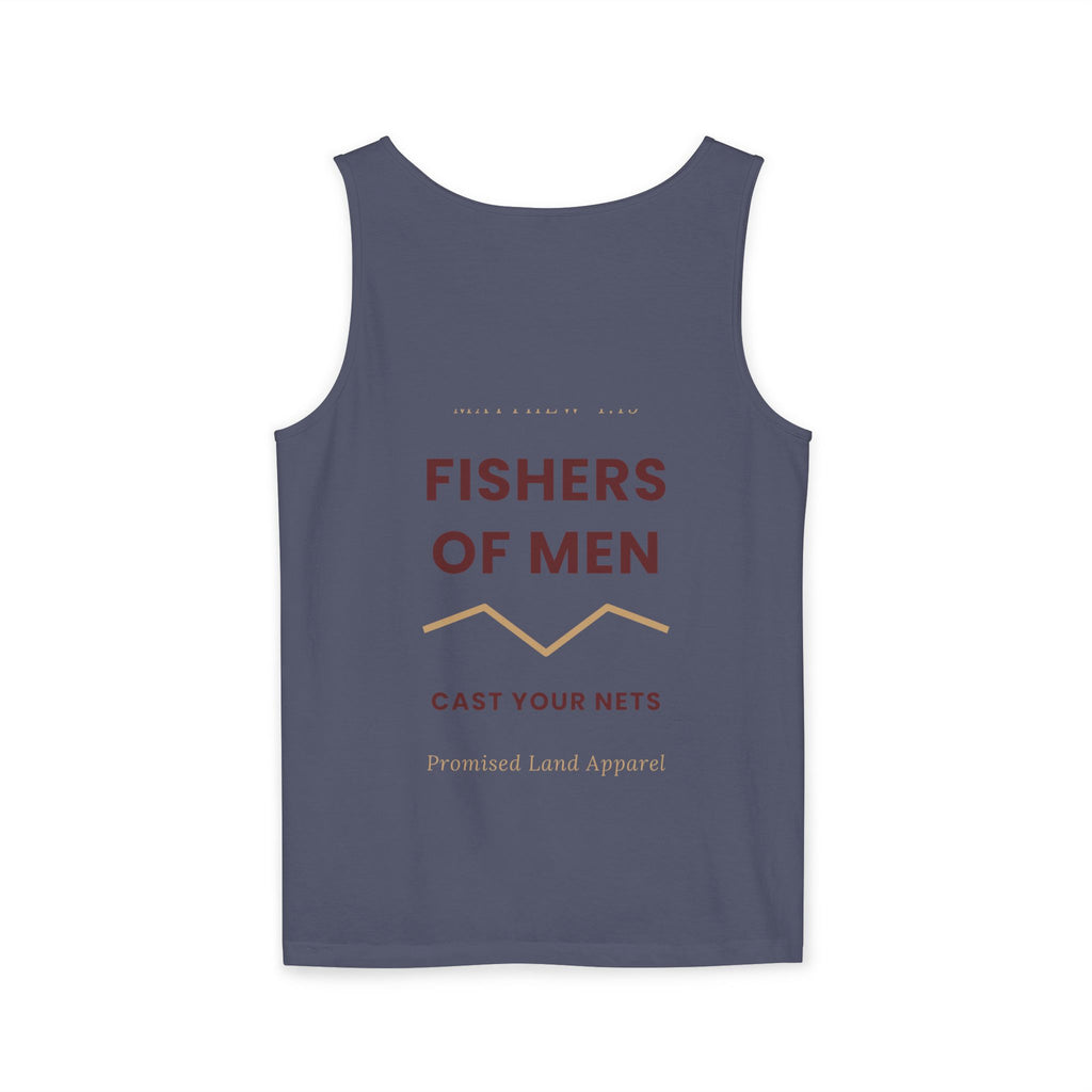 Give Thanks Tank Top — “Fishers of Men” Faith Graphic Tank