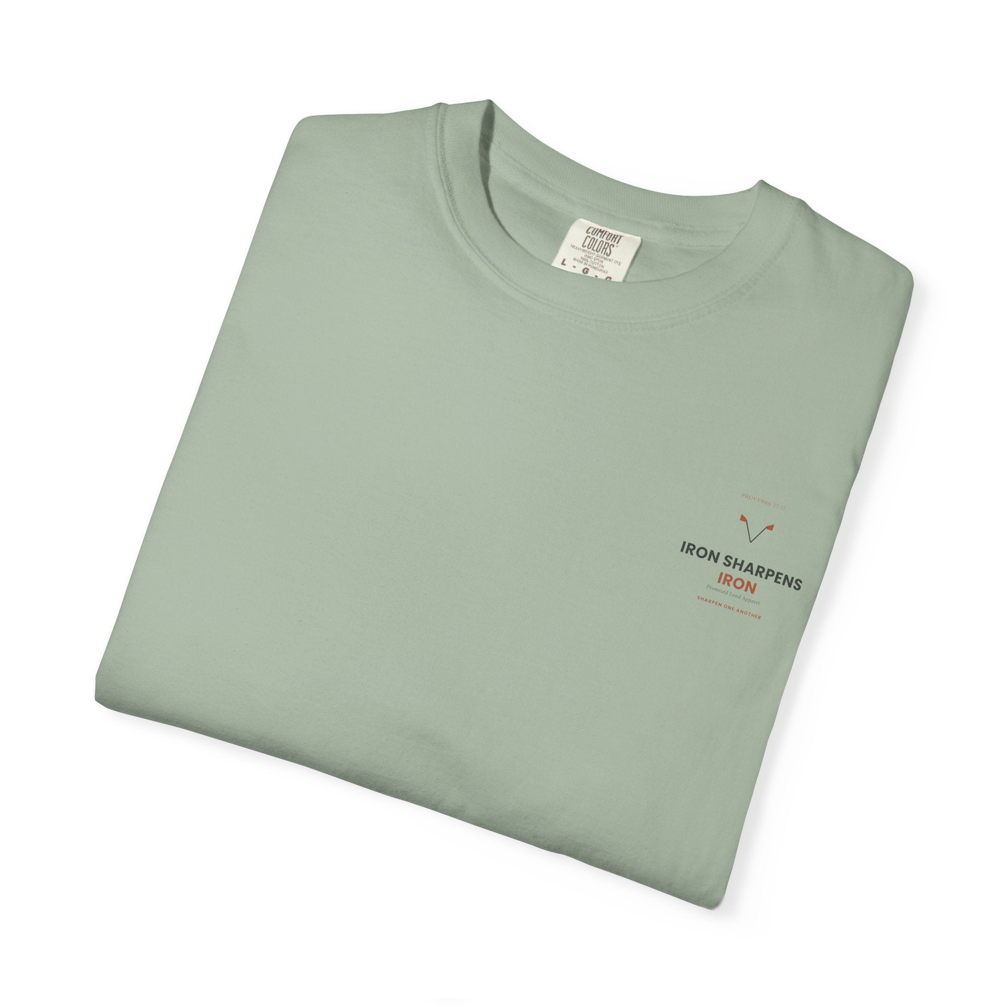 T-Shirt — "Iron Sharpens Iron" Inspirational Graphic Tee