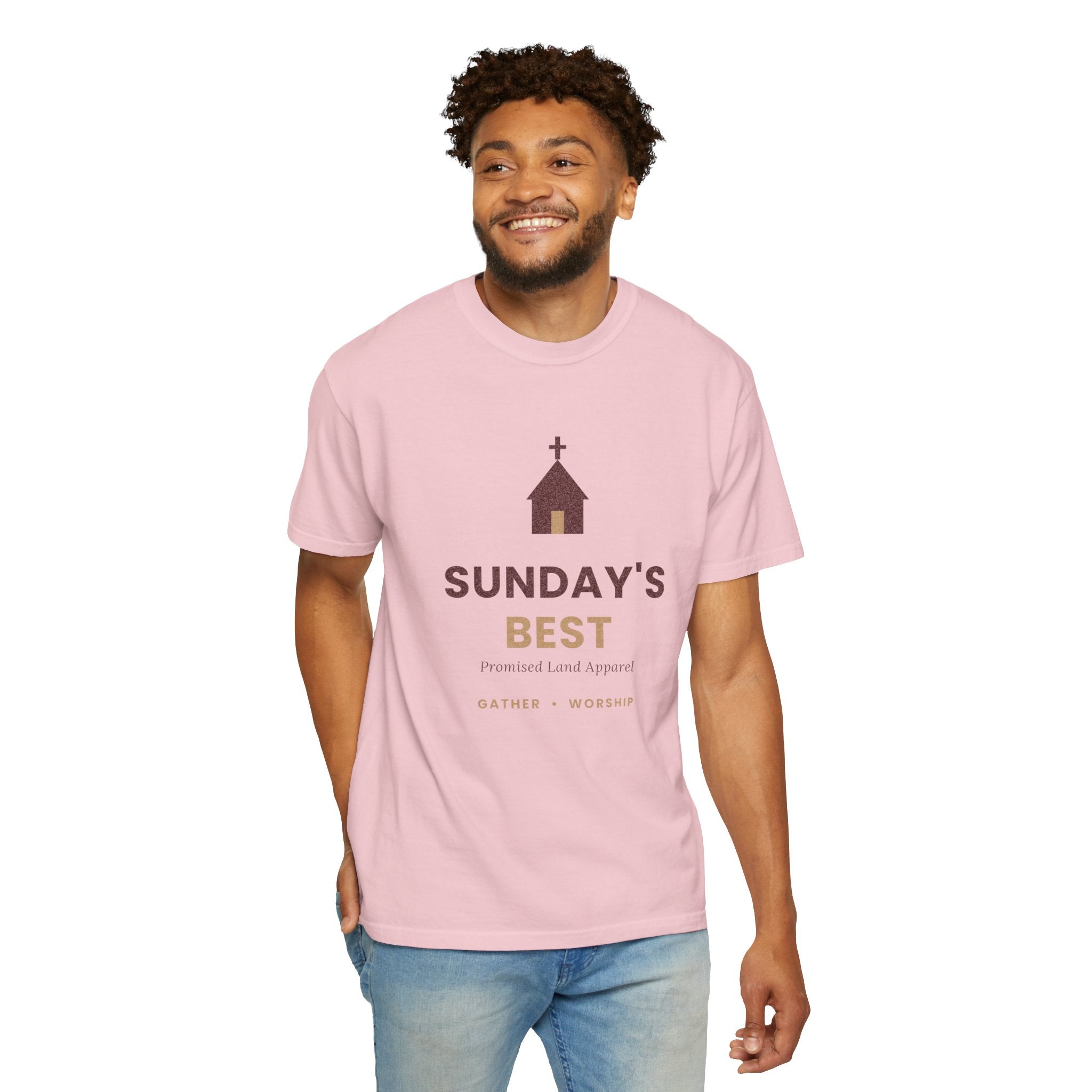 Sunday's Best T‑Shirt — Church Service Graphic Tee comfort colors