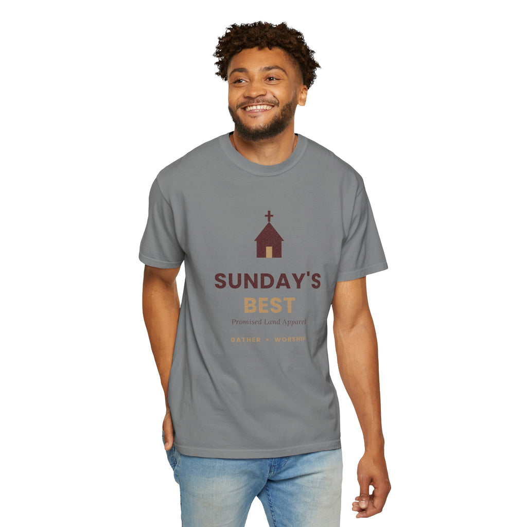 Sunday's Best T‑Shirt — Church Service Graphic Tee comfort colors