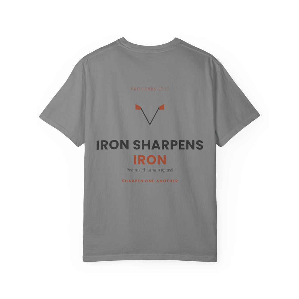 T-Shirt — "Iron Sharpens Iron" Inspirational Graphic Tee