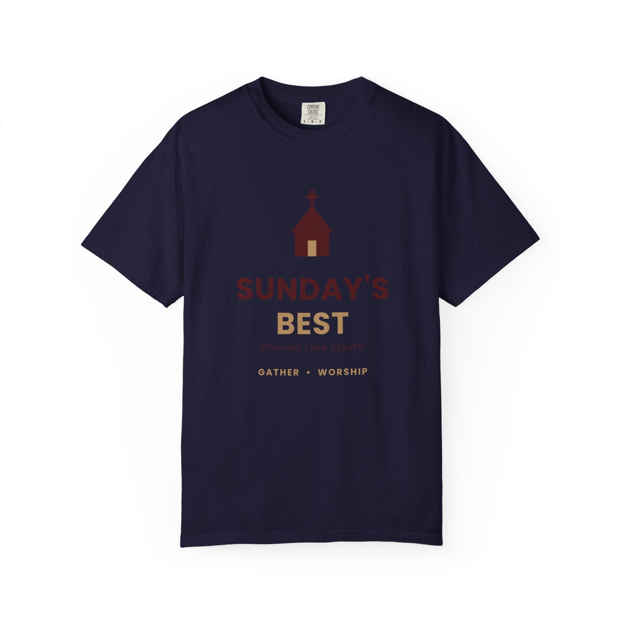 Sunday's Best T‑Shirt — Church Service Graphic Tee comfort colors