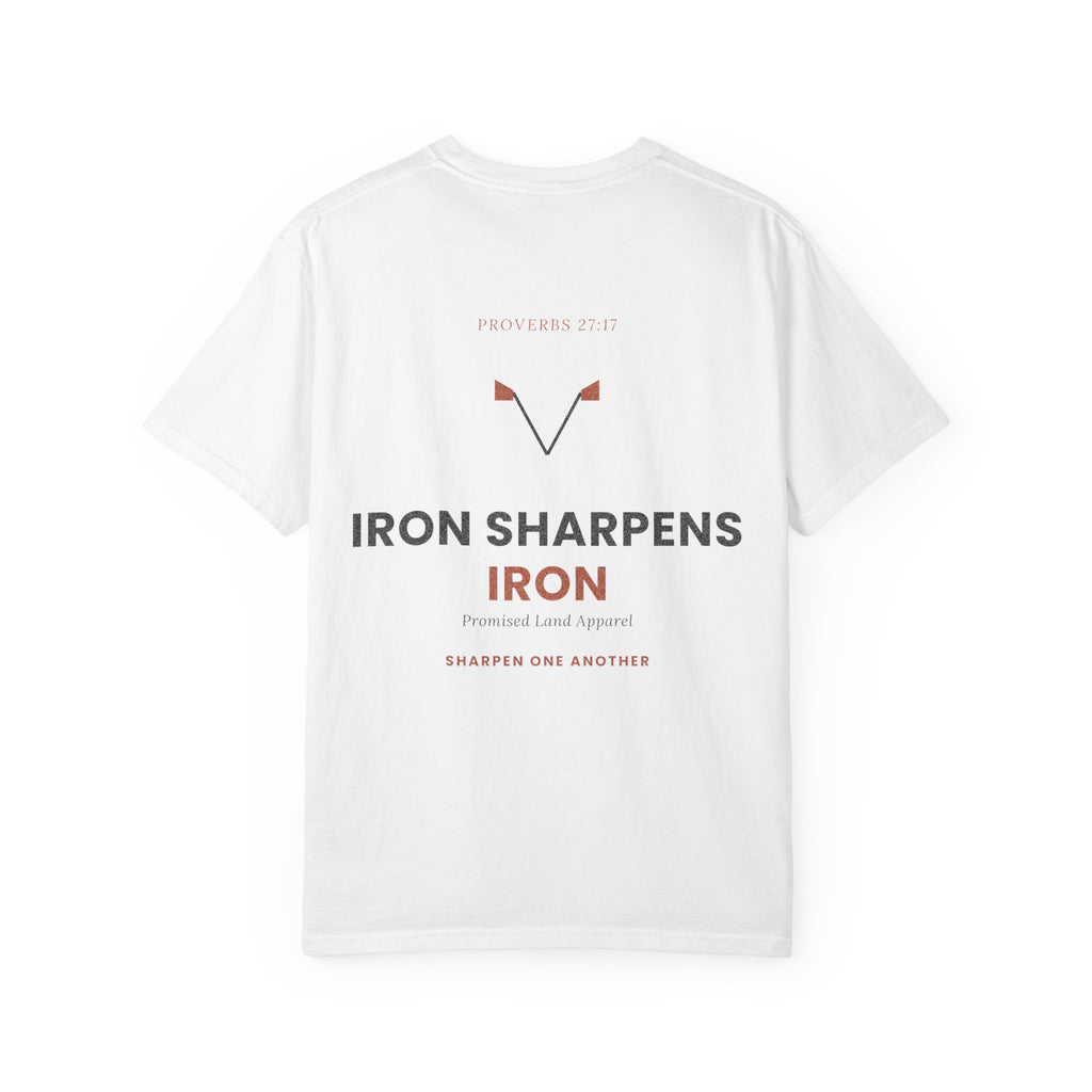 T-Shirt — "Iron Sharpens Iron" Inspirational Graphic Tee