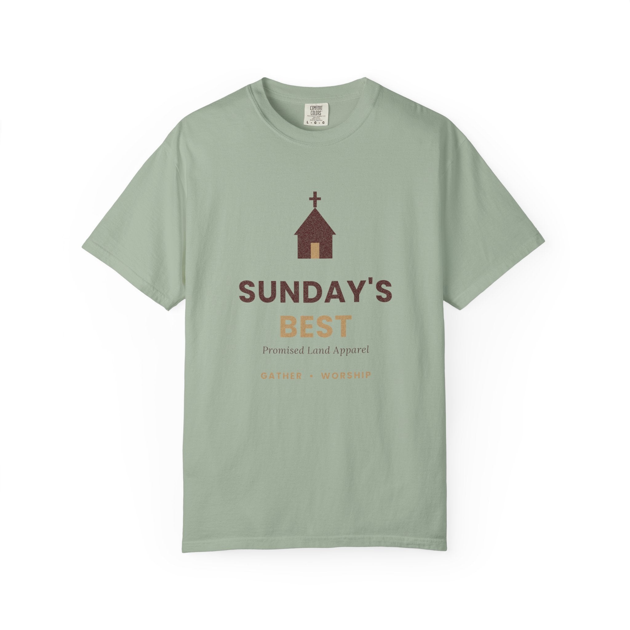Sunday's Best T‑Shirt — Church Service Graphic Tee comfort colors