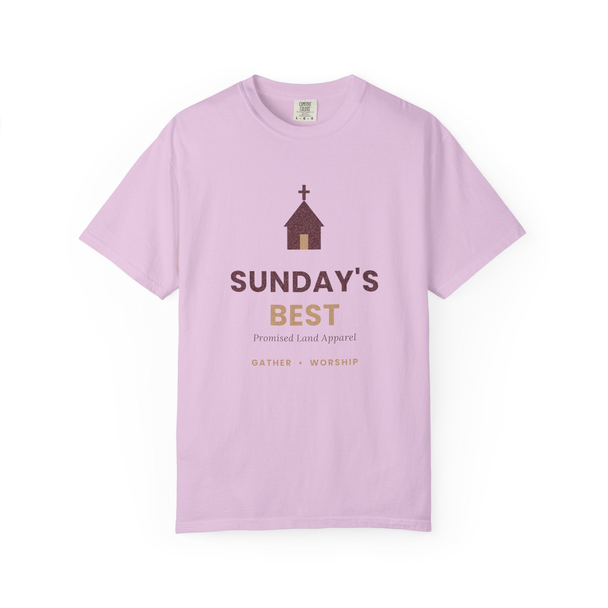Sunday's Best T‑Shirt — Church Service Graphic Tee comfort colors