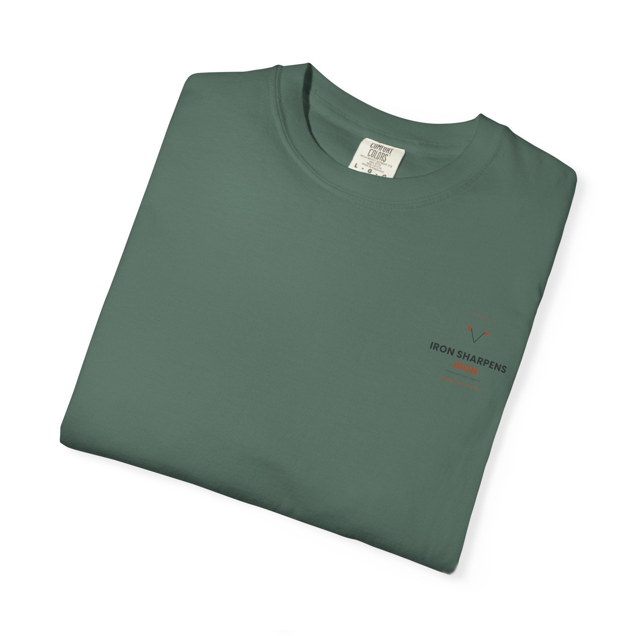 T-Shirt — "Iron Sharpens Iron" Inspirational Graphic Tee