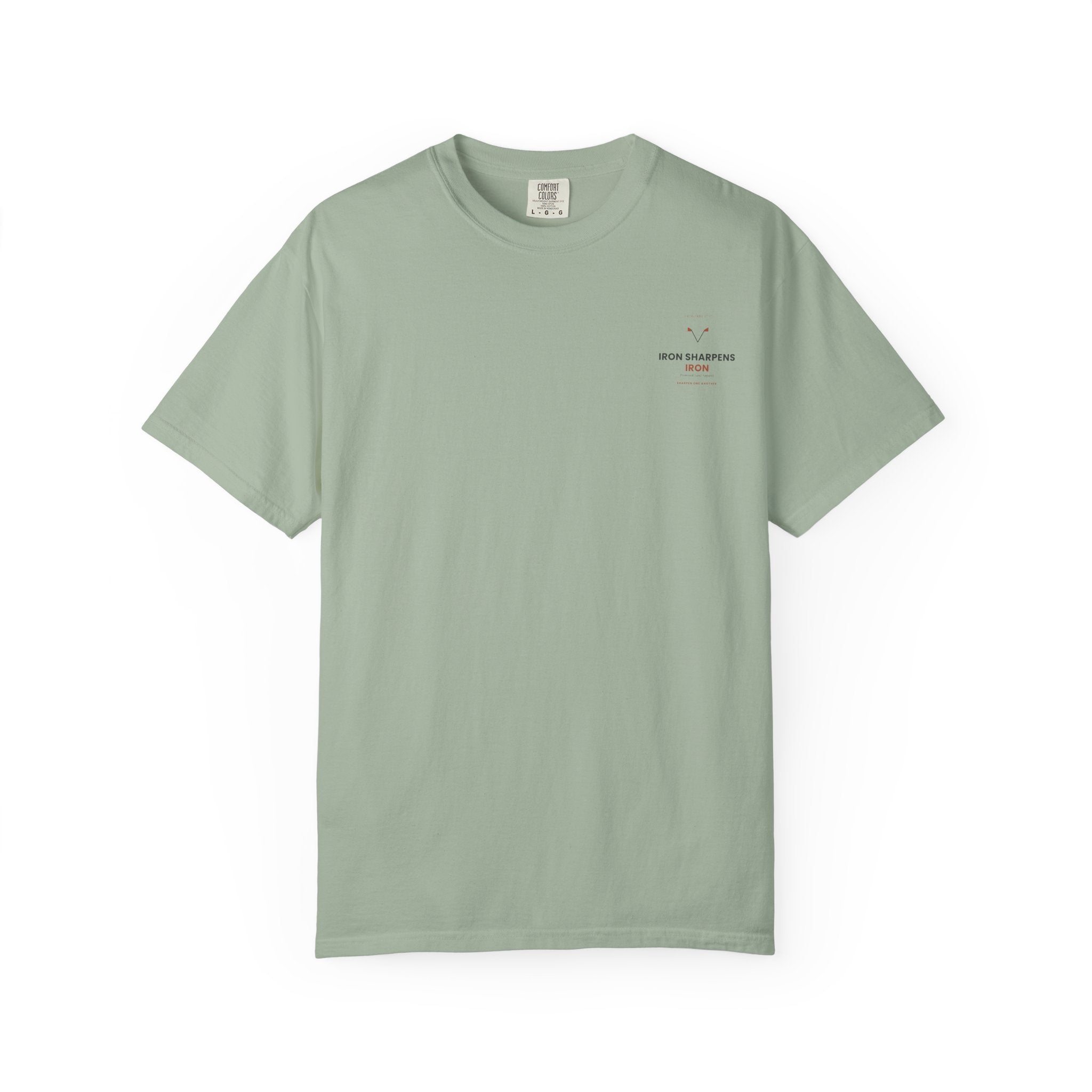 T-Shirt — "Iron Sharpens Iron" Inspirational Graphic Tee