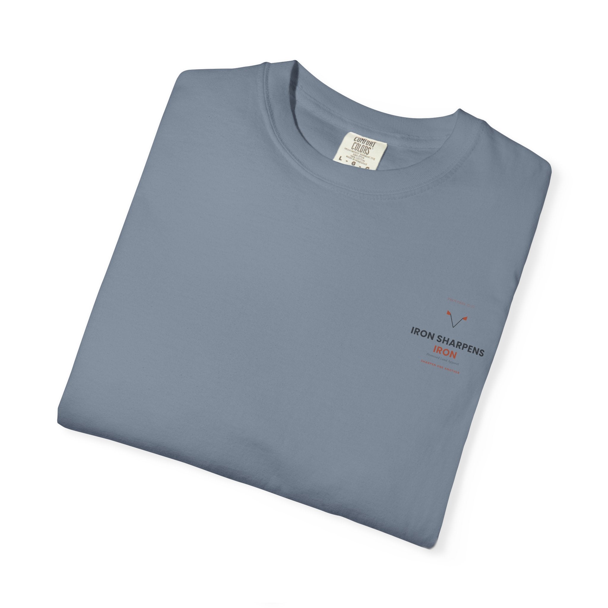 T-Shirt — "Iron Sharpens Iron" Inspirational Graphic Tee