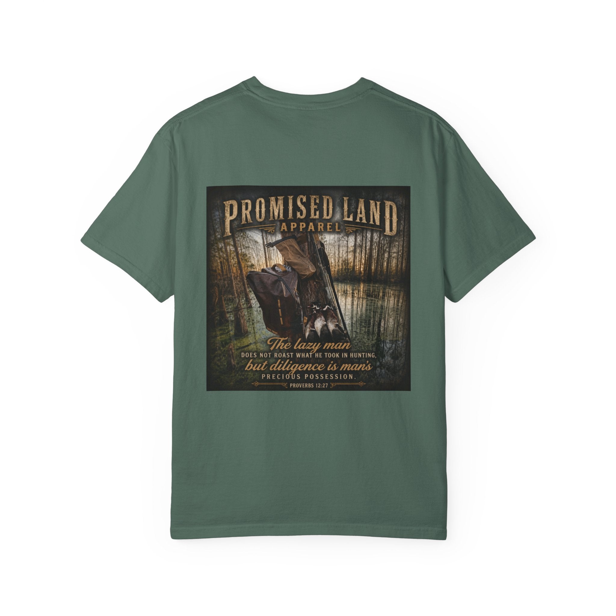 Christian Faith T-Shirt — Galatians 6:9 Nature Graphic