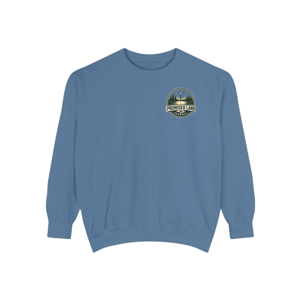 Promised Land Graphic Sweatshirt — Many are called but few are chosen crewneck