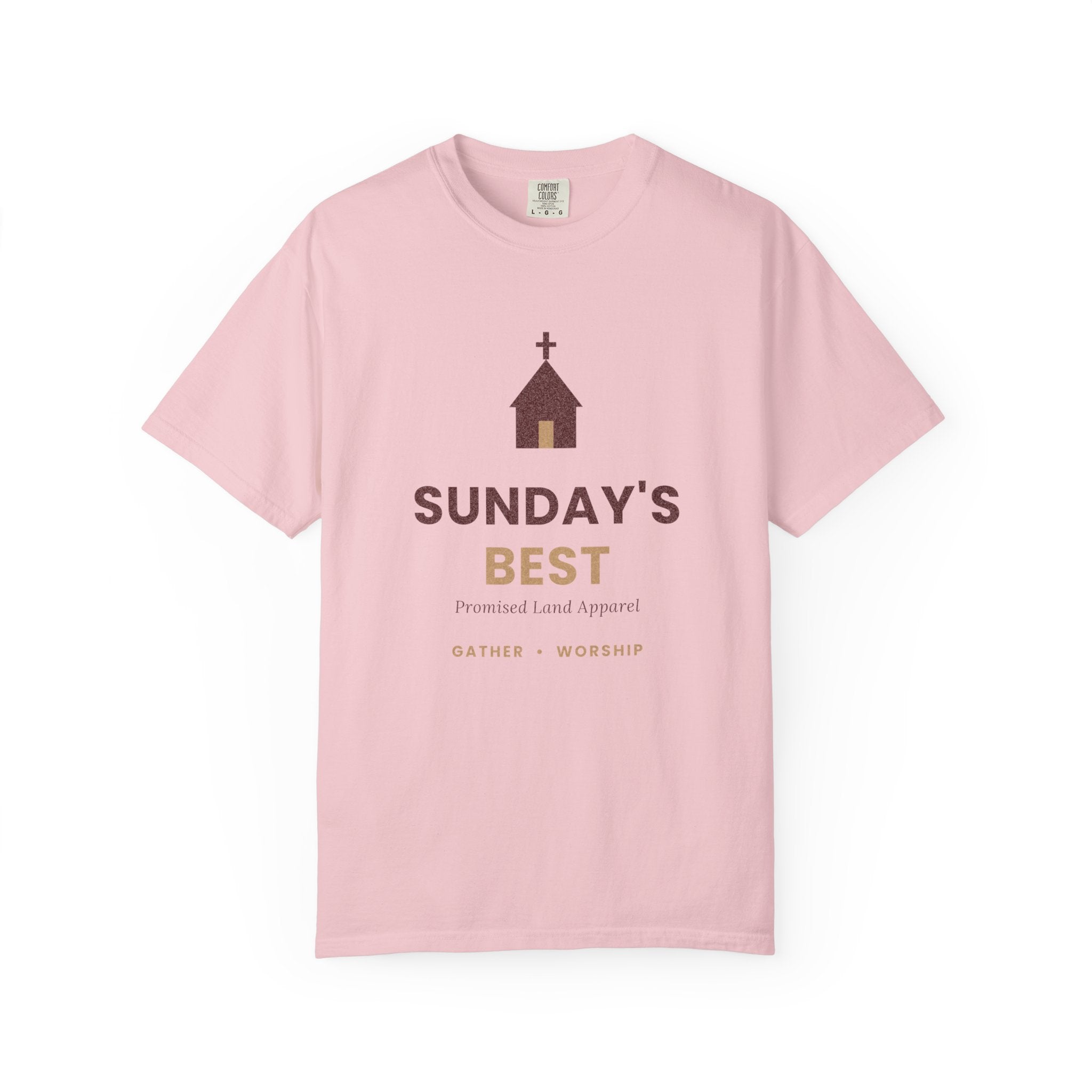 Sunday's Best T‑Shirt — Church Service Graphic Tee comfort colors
