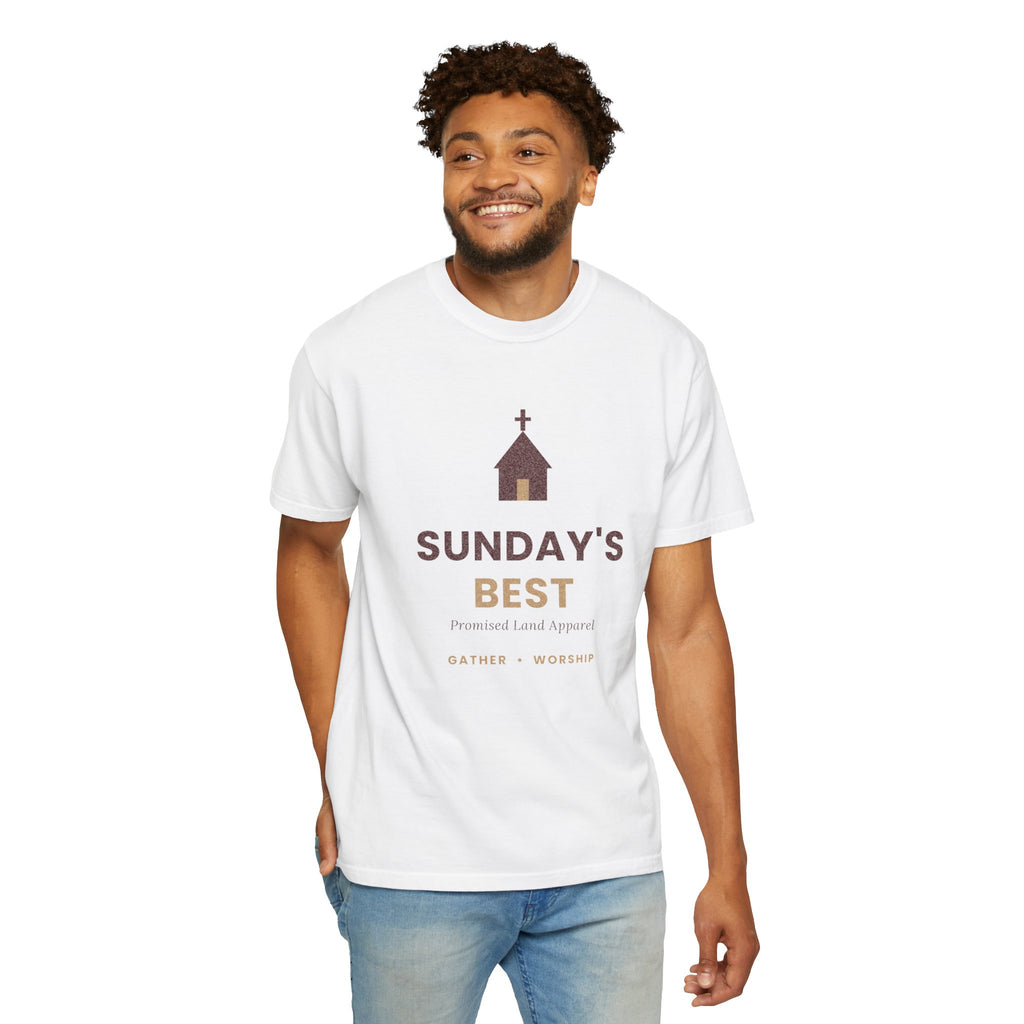 Sunday's Best T‑Shirt — Church Service Graphic Tee comfort colors
