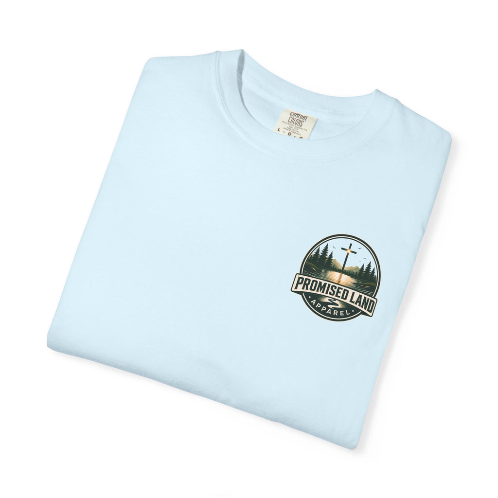 Promised Land T-Shirt — Faith-Inspired Sunset Graphic Tee (Proverbs 3:5)