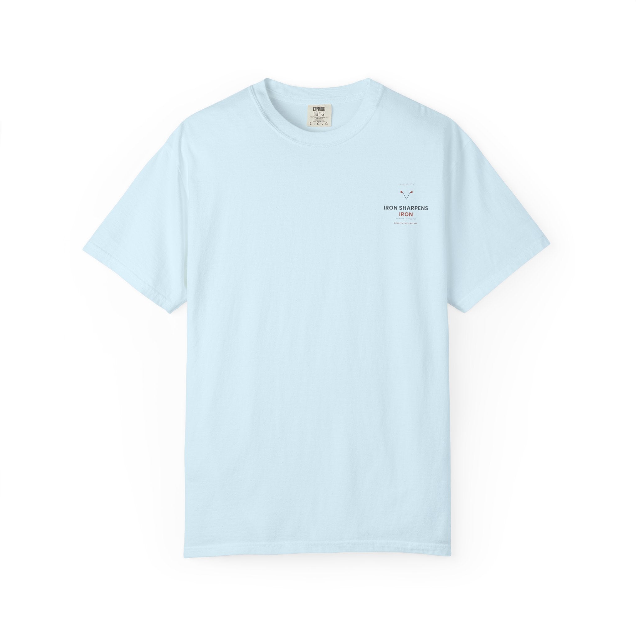 T-Shirt — "Iron Sharpens Iron" Inspirational Graphic Tee