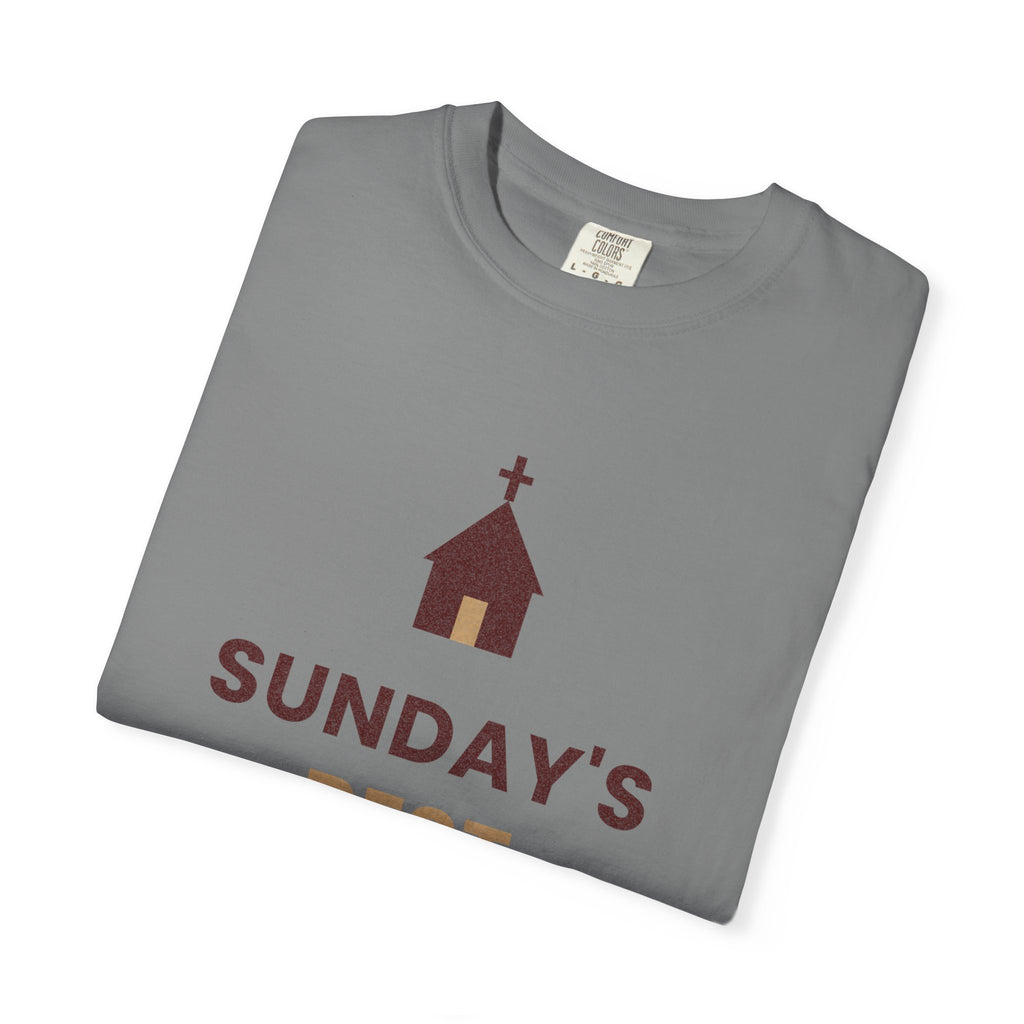 Sunday's Best T‑Shirt — Church Service Graphic Tee comfort colors