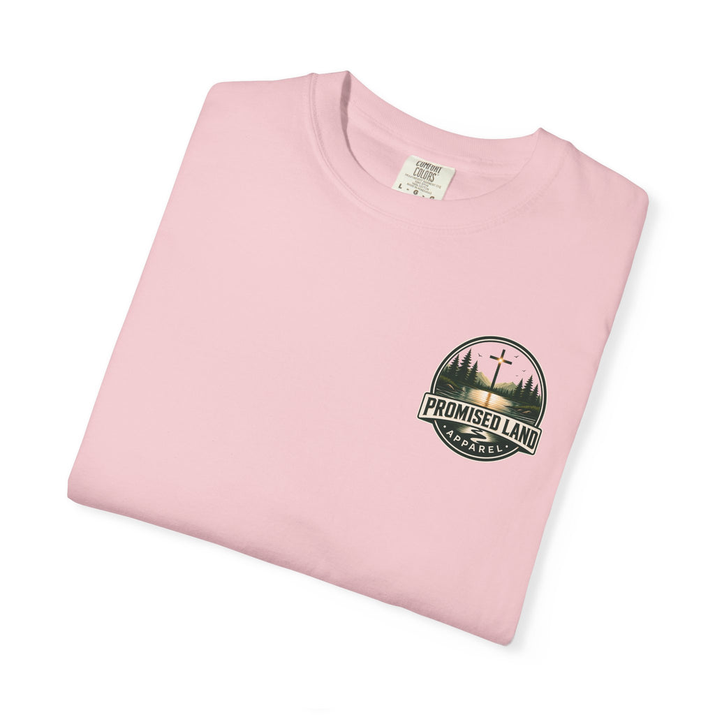 Promised Land T-Shirt — Faith-Inspired Sunset Graphic Tee (Proverbs 3:5)