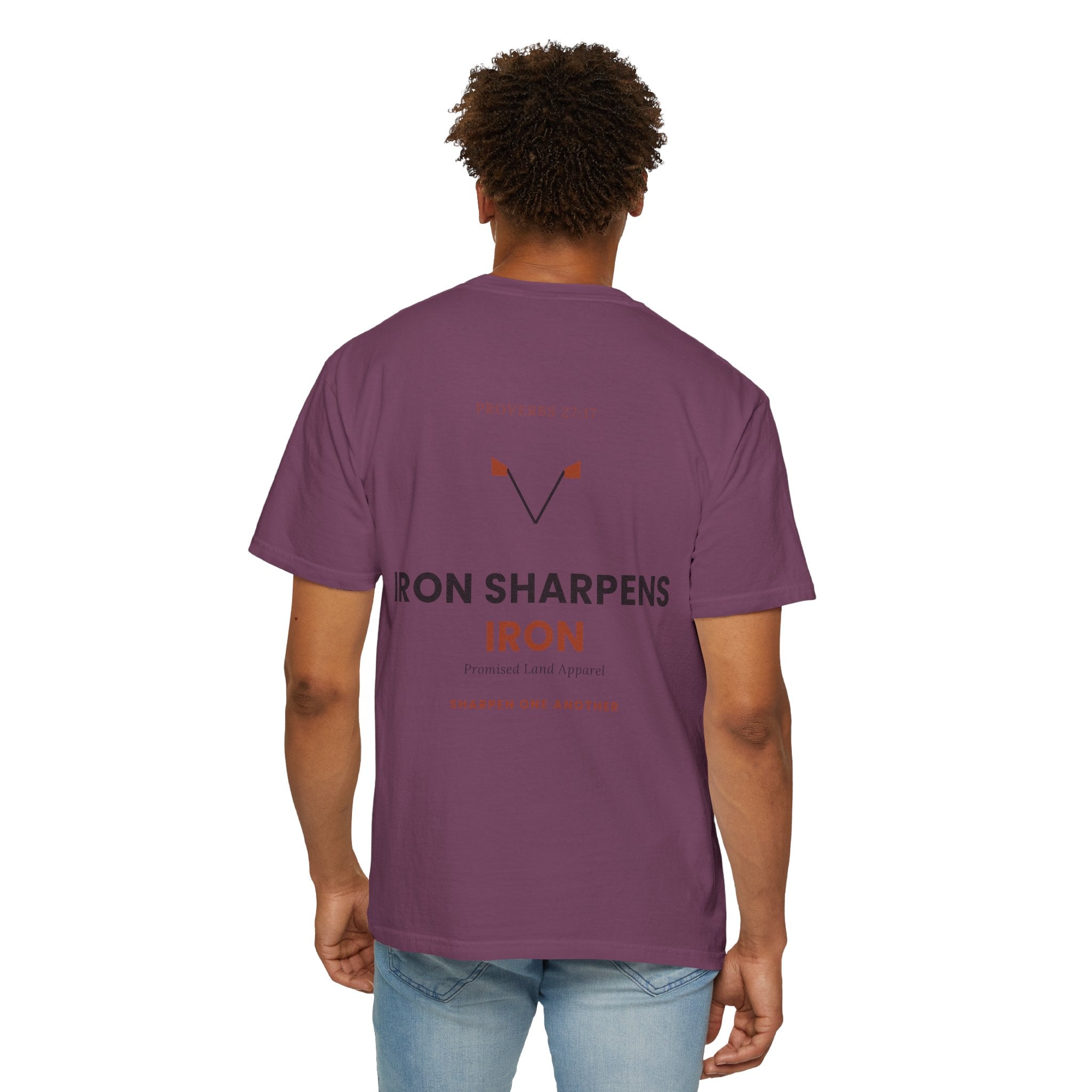 T-Shirt — "Iron Sharpens Iron" Inspirational Graphic Tee