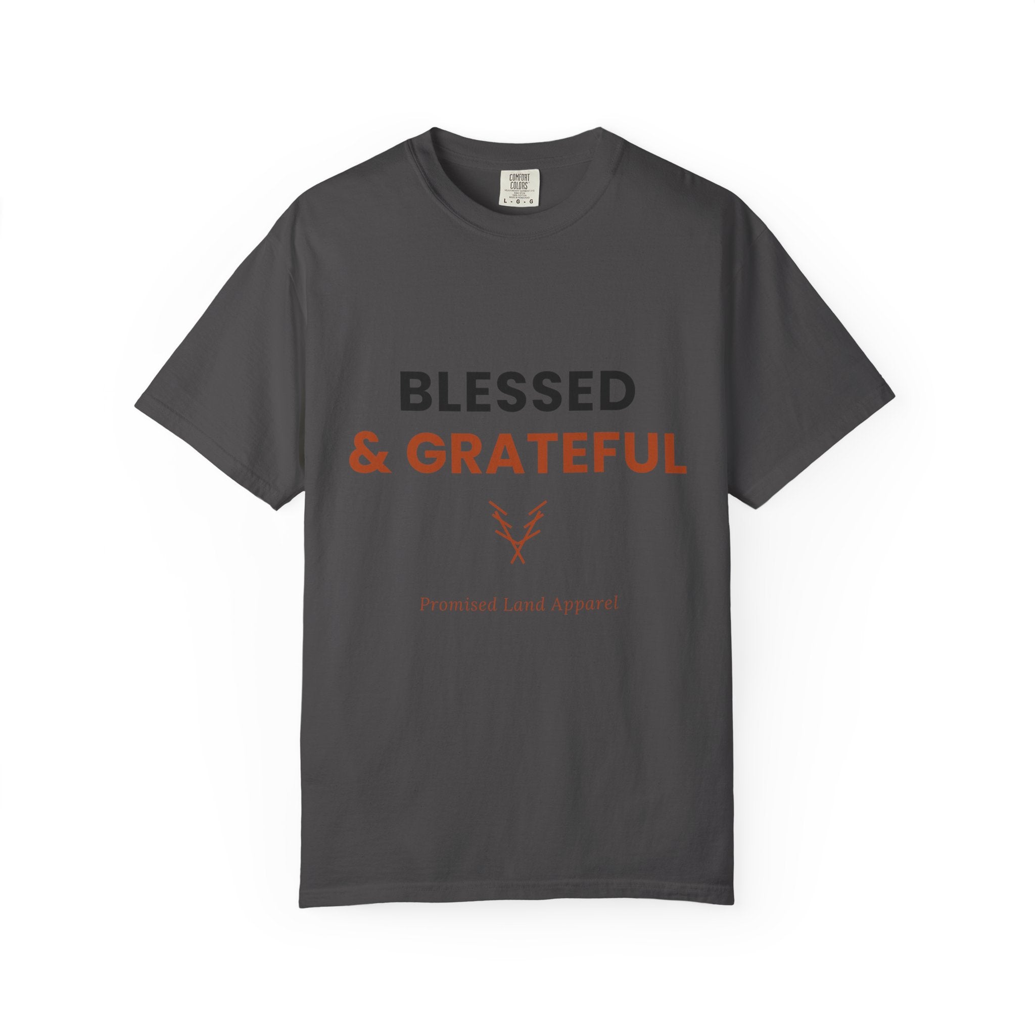 Blessed and Grateful Shirt | Christian Tee with Antler Accent
