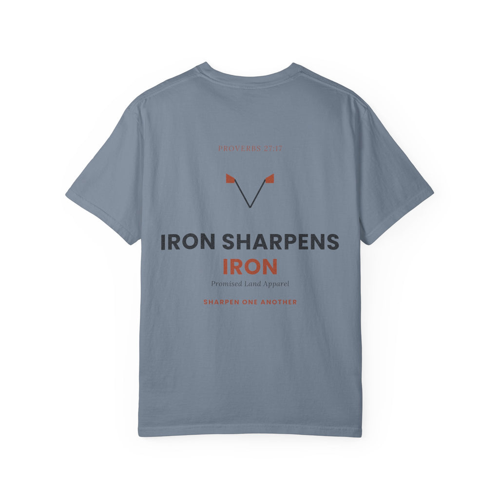 T-Shirt — "Iron Sharpens Iron" Inspirational Graphic Tee