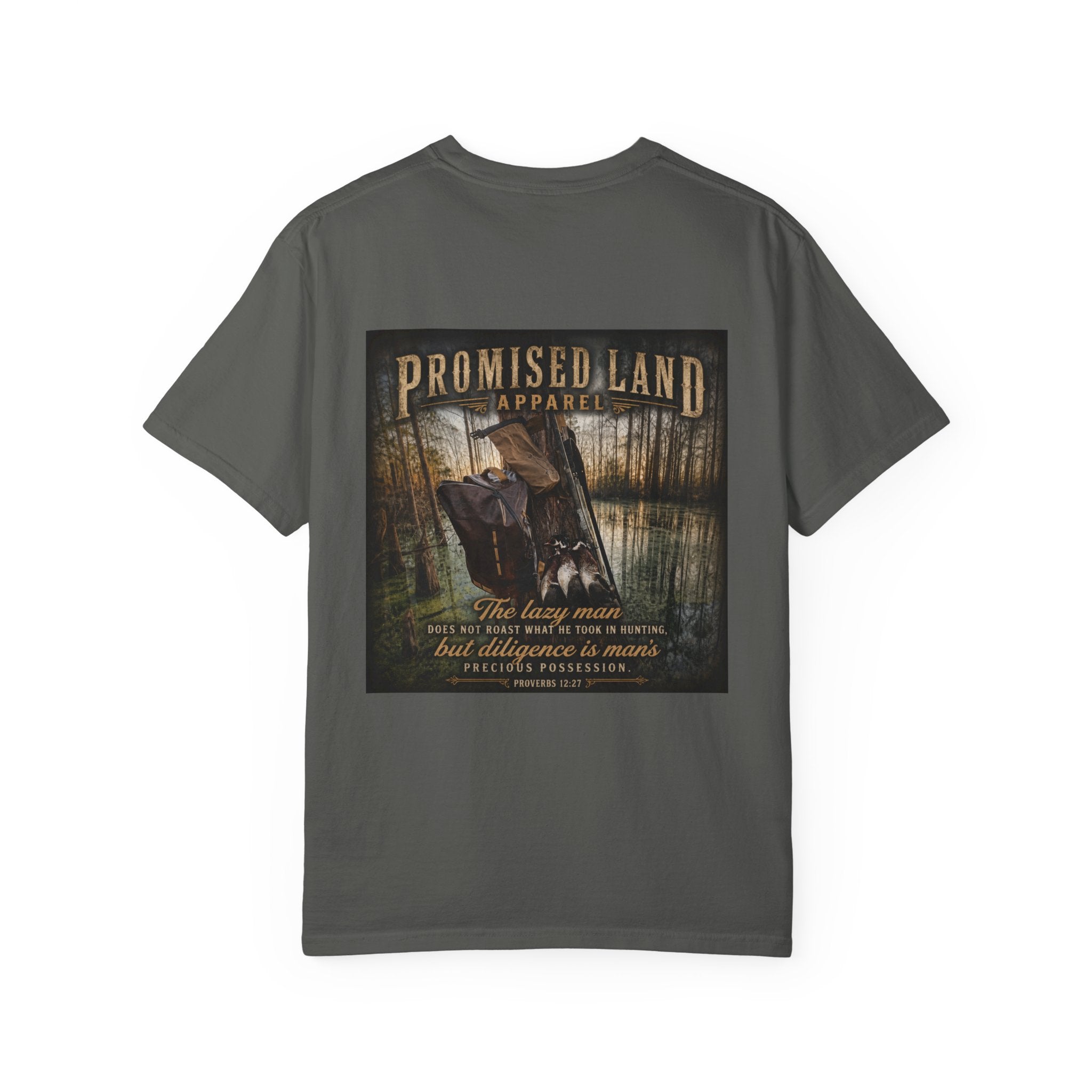 Christian Faith T-Shirt — Galatians 6:9 Nature Graphic