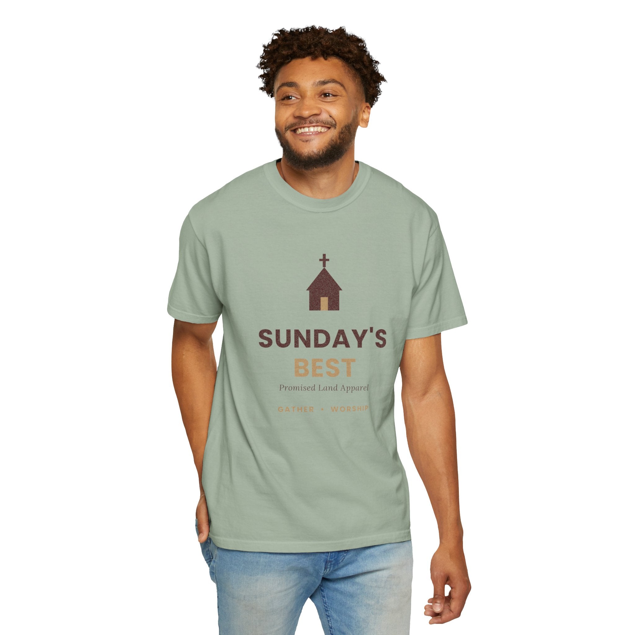 Sunday's Best T‑Shirt — Church Service Graphic Tee comfort colors